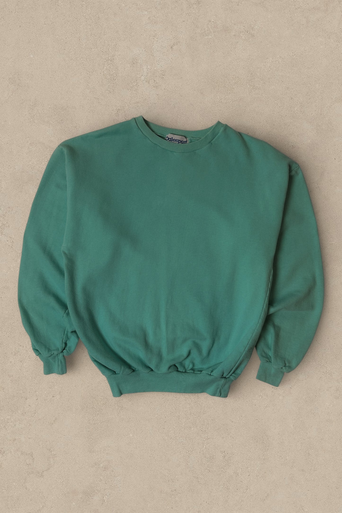 1990S - TEAL BLANK SWEATSHIRT - M