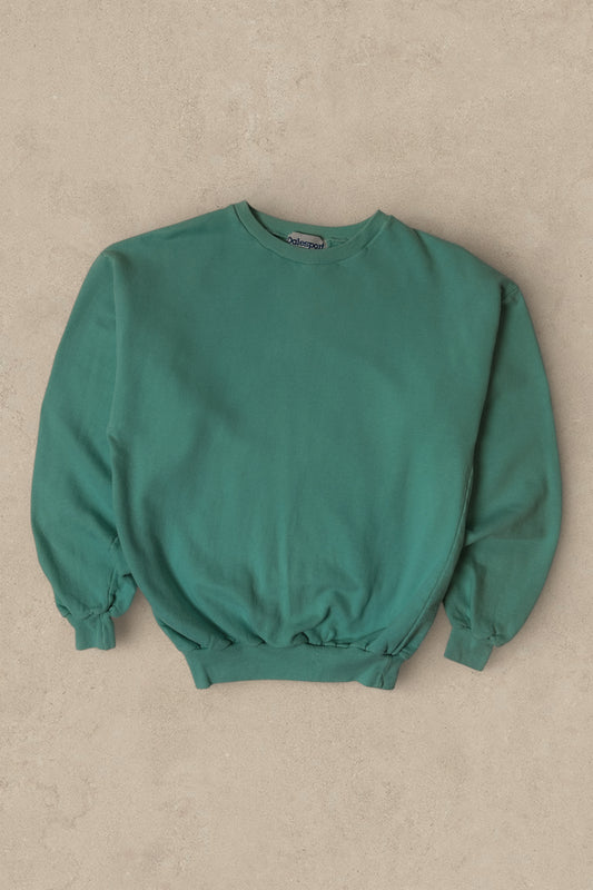 1990S - TEAL BLANK SWEATSHIRT - M