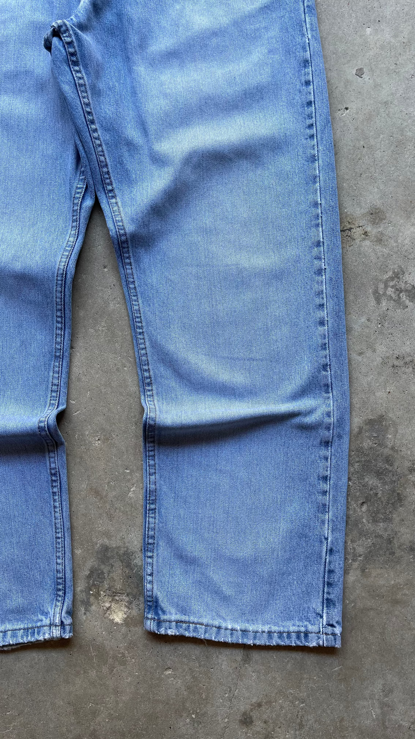 1990S LEVIS SILVER TAB "STRAIGHT + LOOSE" LIGHT DENIM JEANS - 32X32