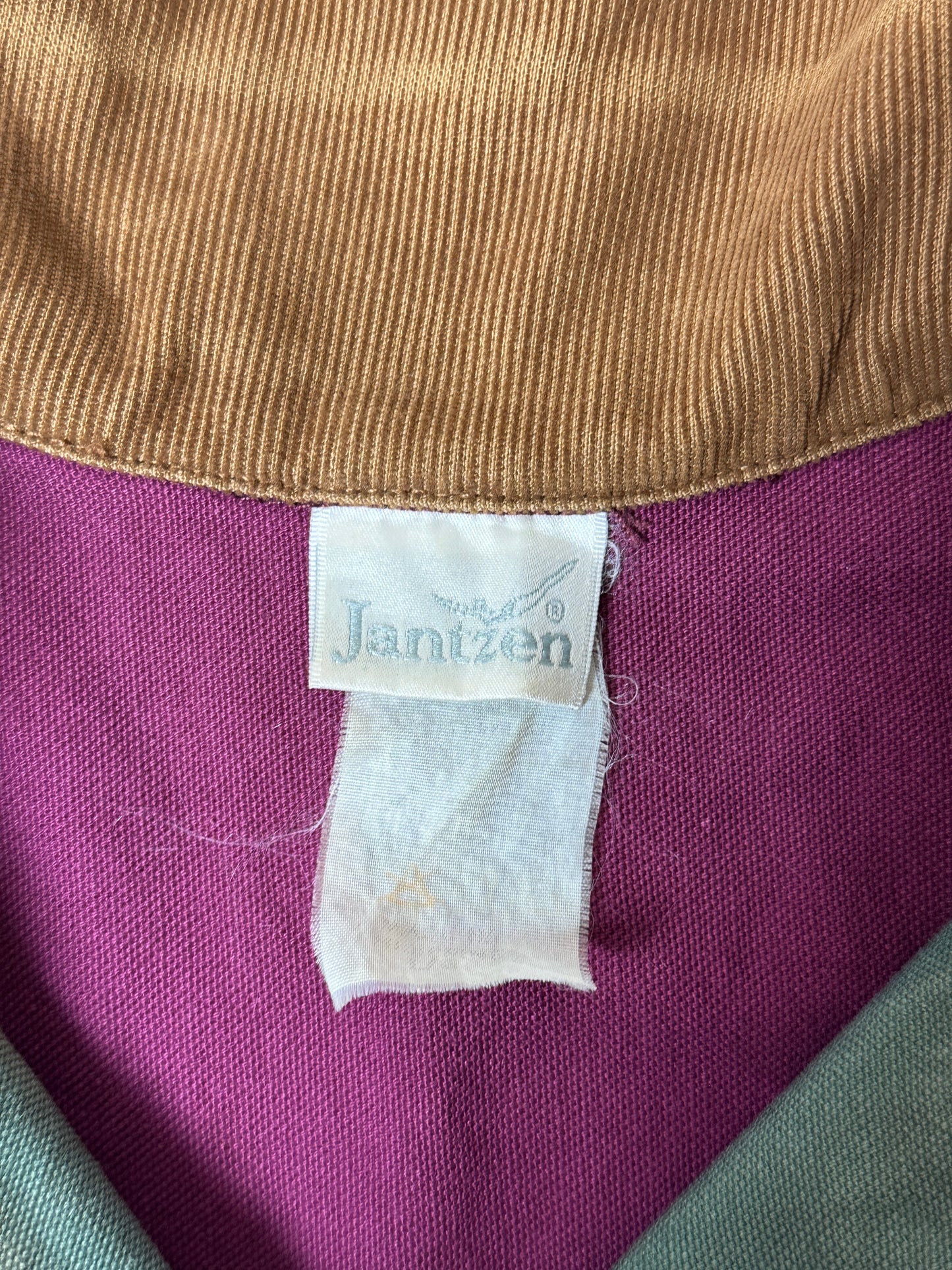 1990S - BURGUNDY BARN COAT JACKET - L