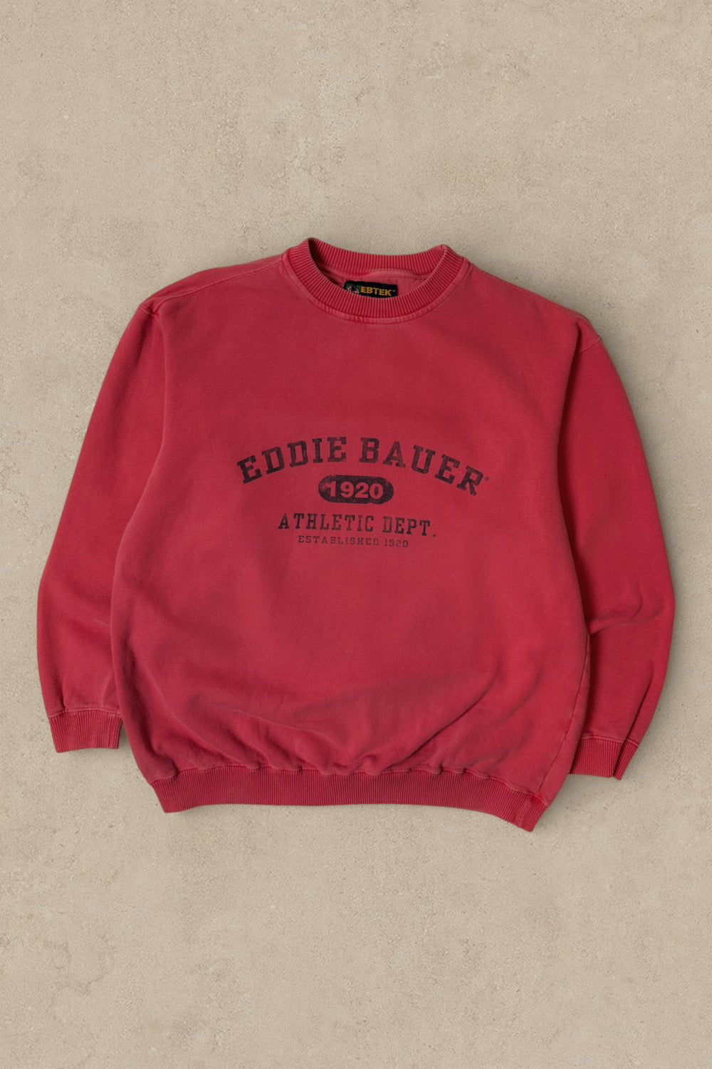 1990s - PINK EDDIE BAUER SWEATSHIRT - XL