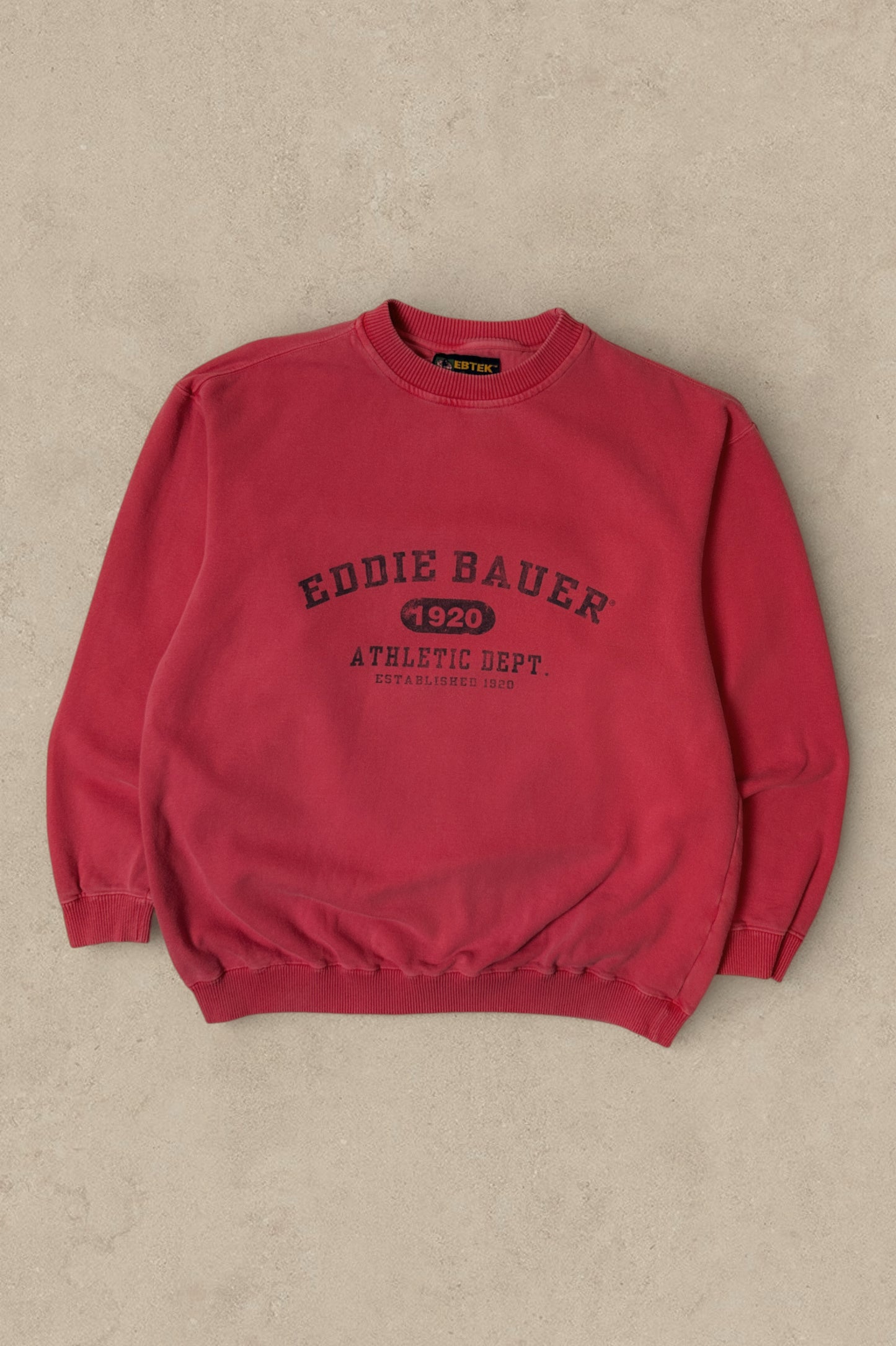 1990s - PINK EDDIE BAUER SWEATSHIRT - XL