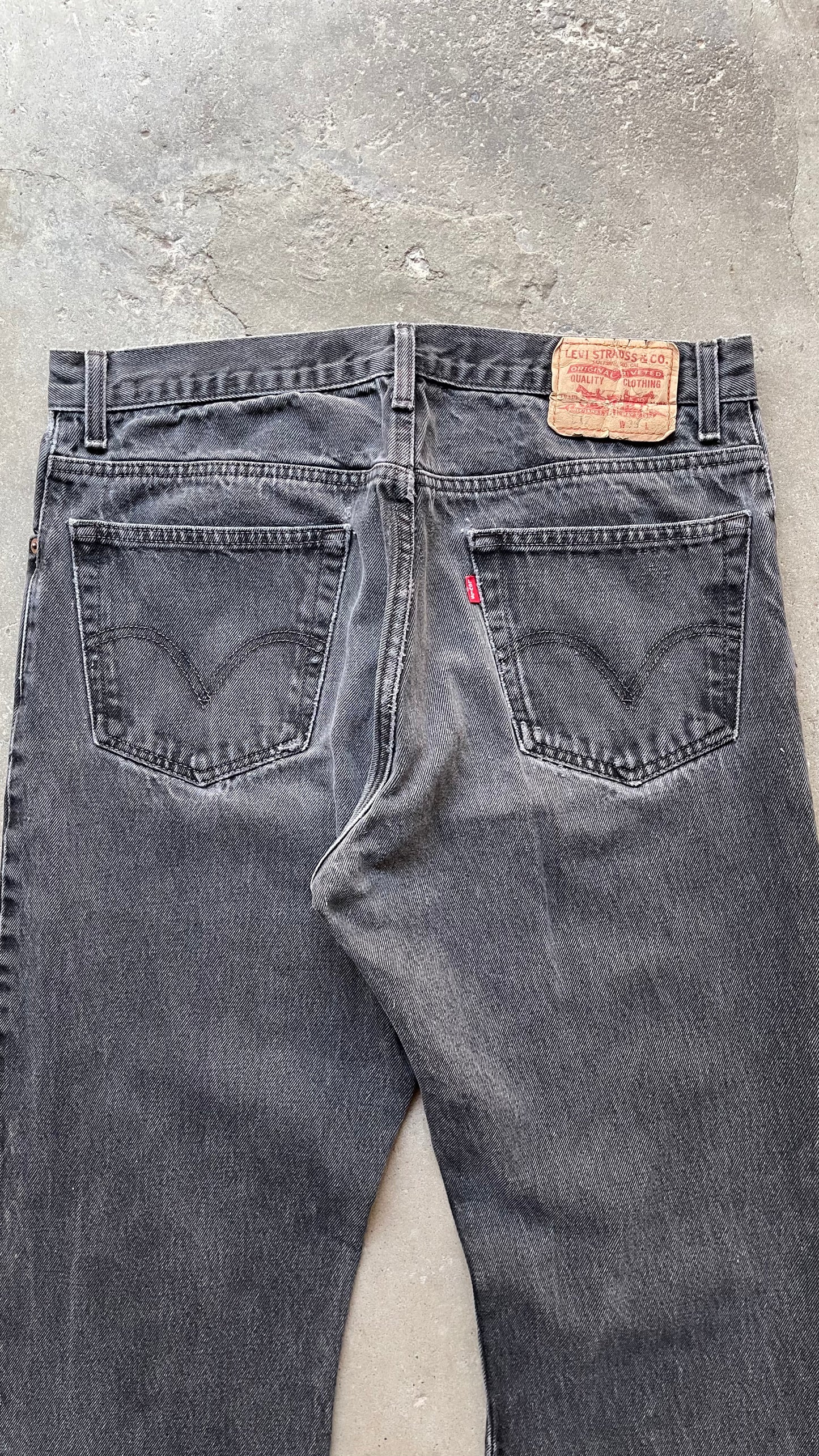 2000S LEVIS 517 BOOTCUT DENIM JEANS BLACK - 36X36