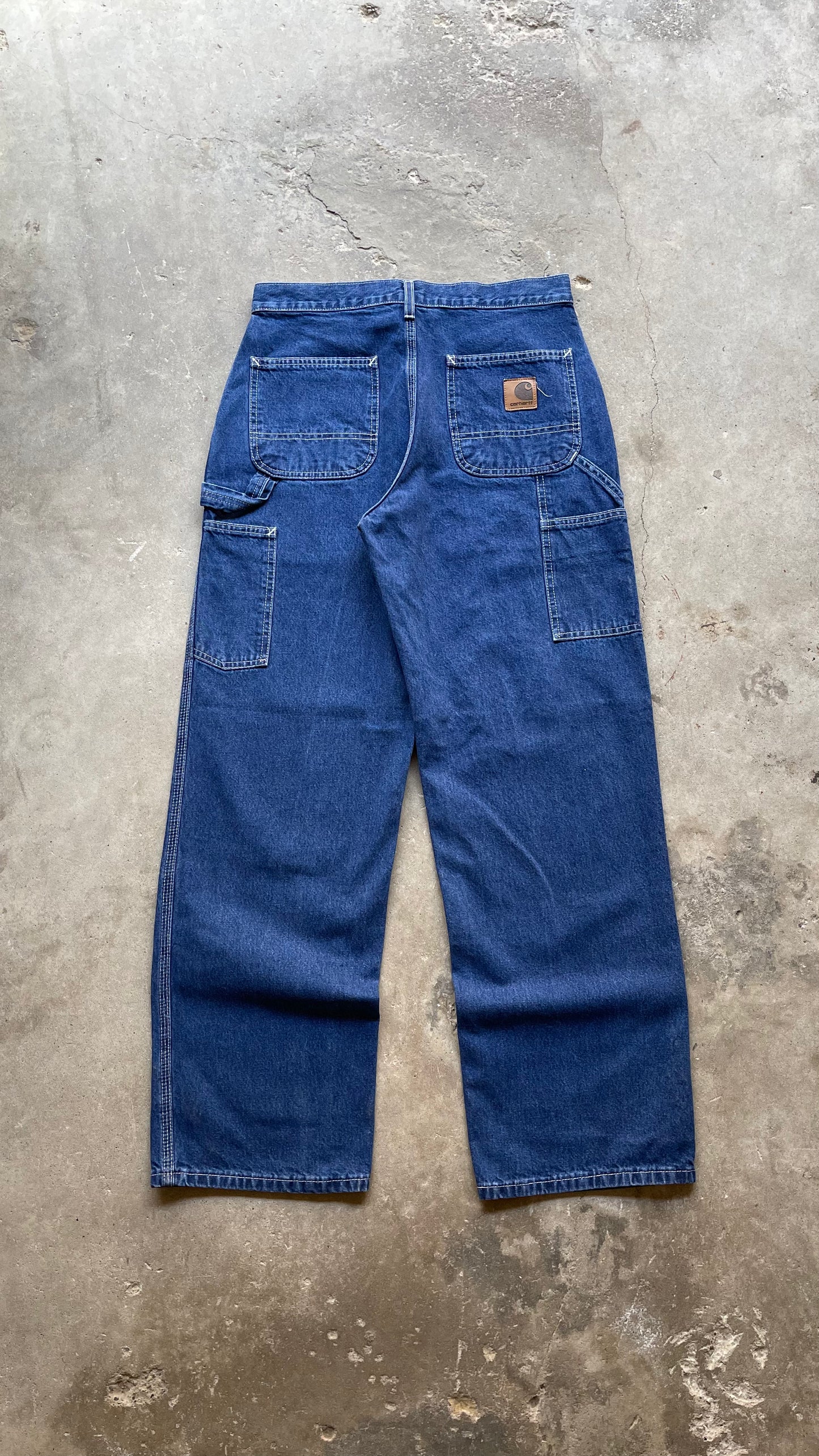 1990S CARHARTT DARK WASHED JEANS - 30X30
