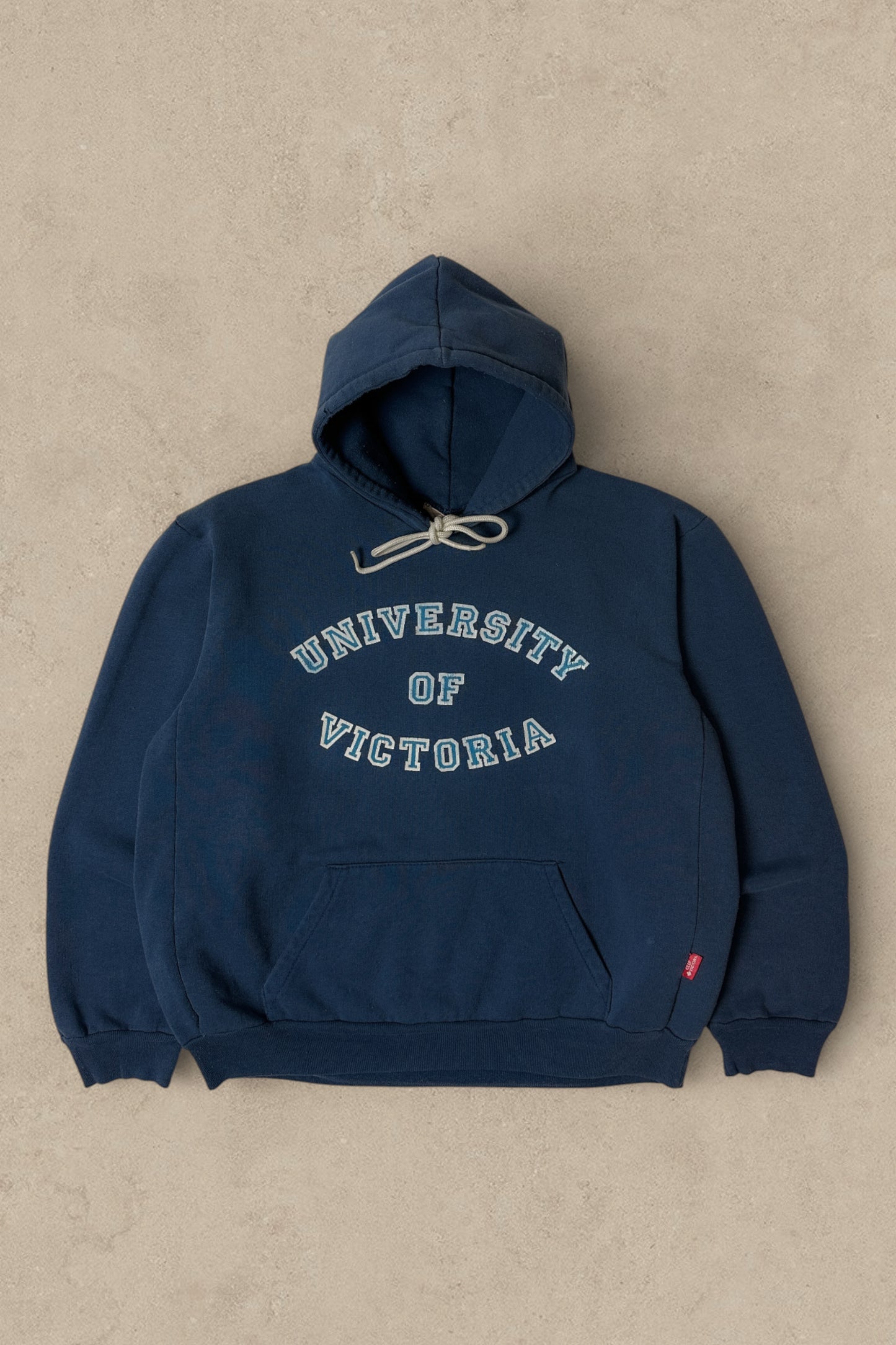 1990S - NAVY UNIVERSITY OF VICTORIA  HOODIE BOXY - M