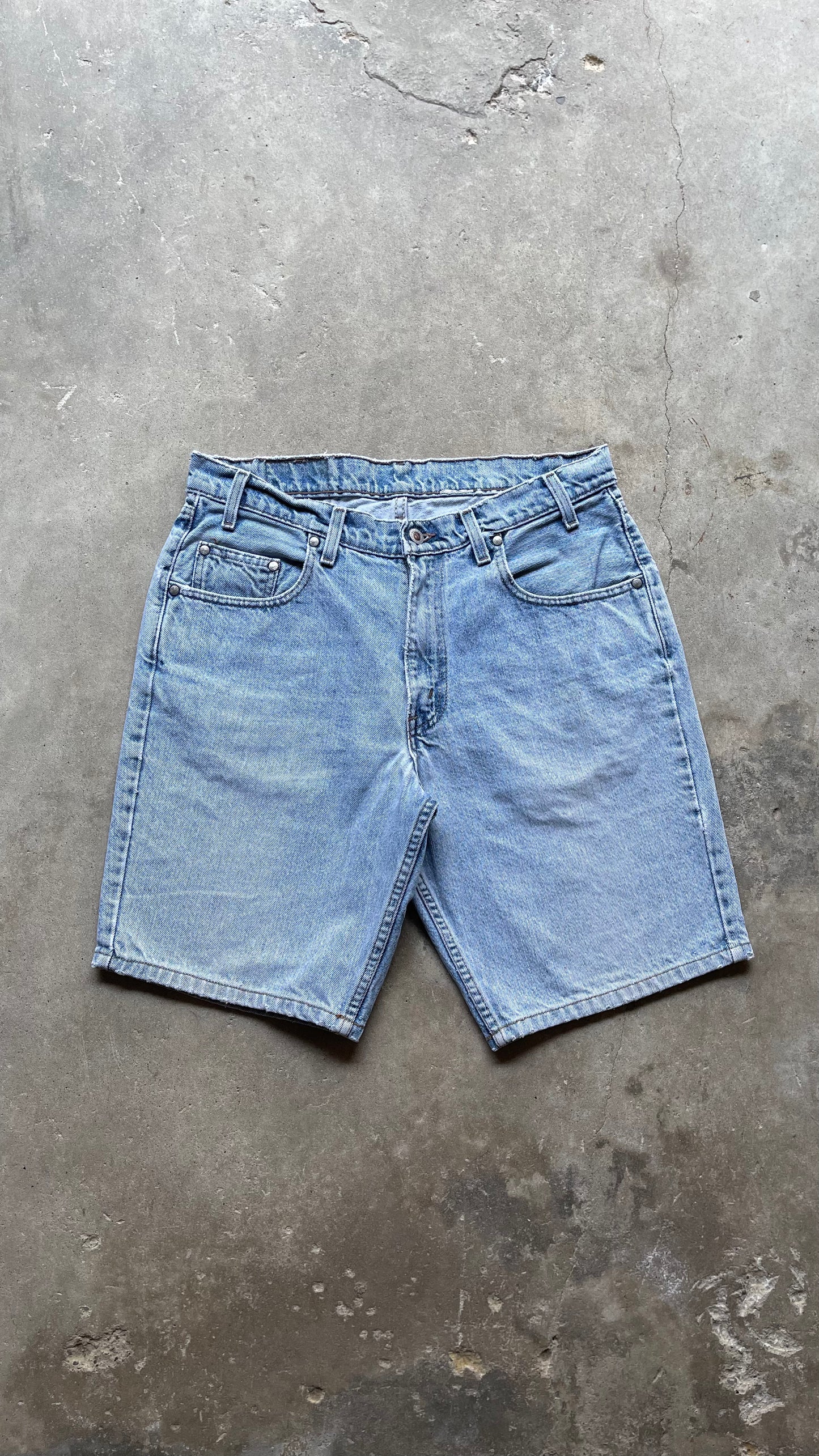 1990S LEVIS SILVER TAB DENIM SHORTS - 32