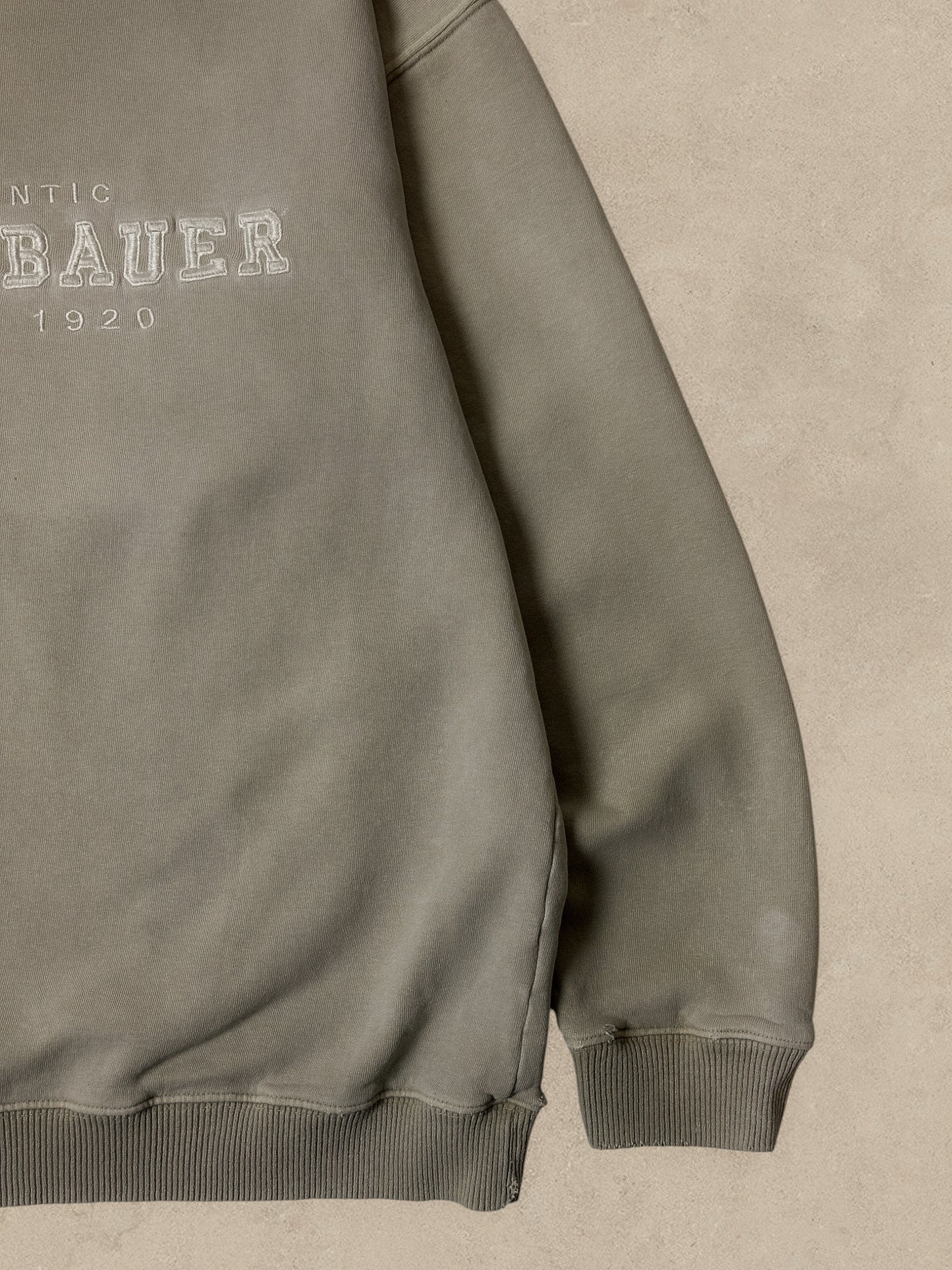 2000S - BEIGE EDDIE BAUER SWEATSHIRT - L