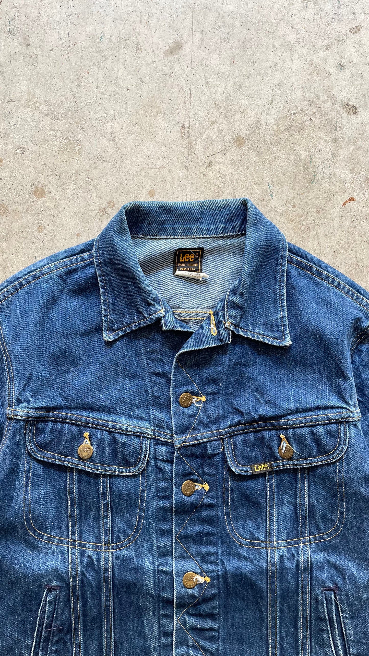 1990S LEVIS TRUCKER DENIM JACKET - L