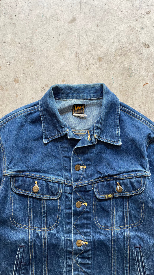 1990S LEVIS TRUCKER DENIM JACKET - L