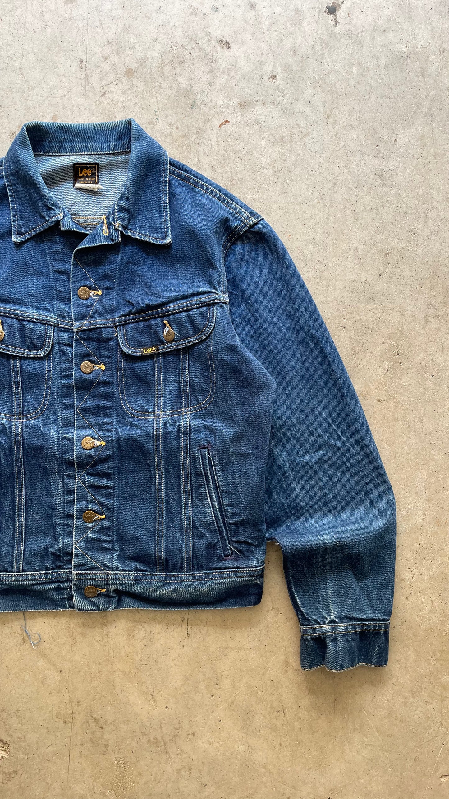 1990S LEVIS TRUCKER DENIM JACKET - L