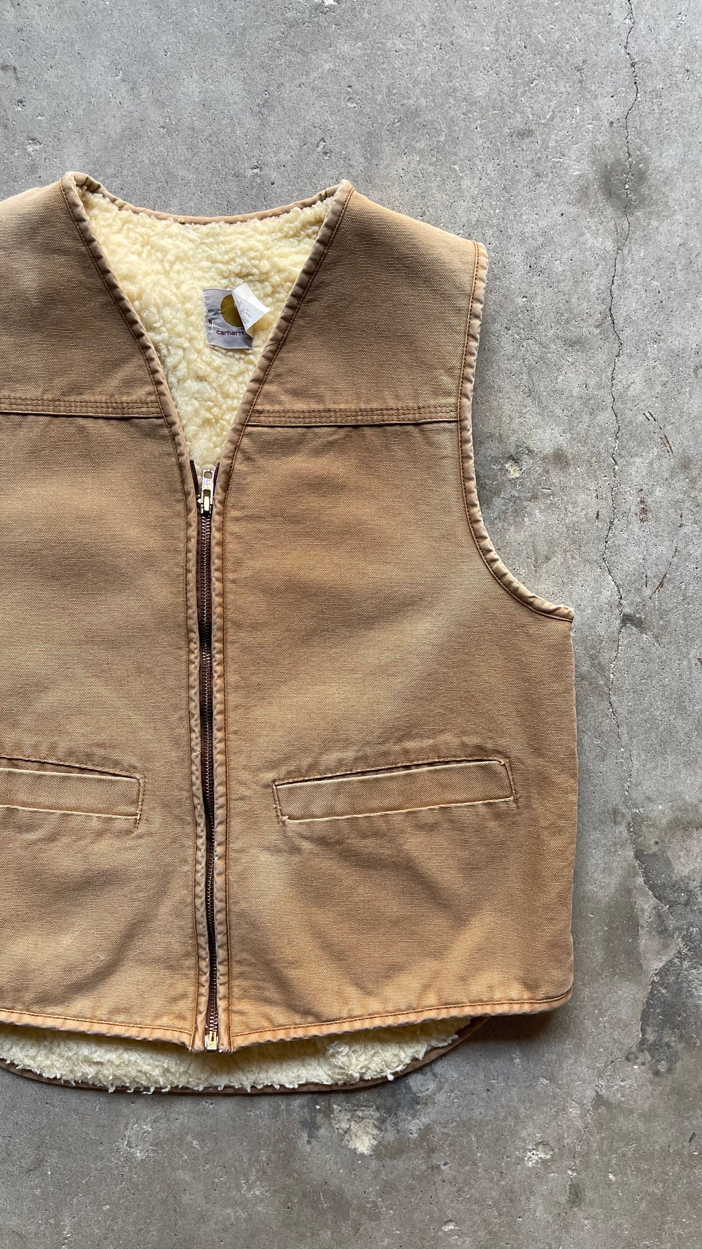 1980S CARHARTT SHERPA VEST - M