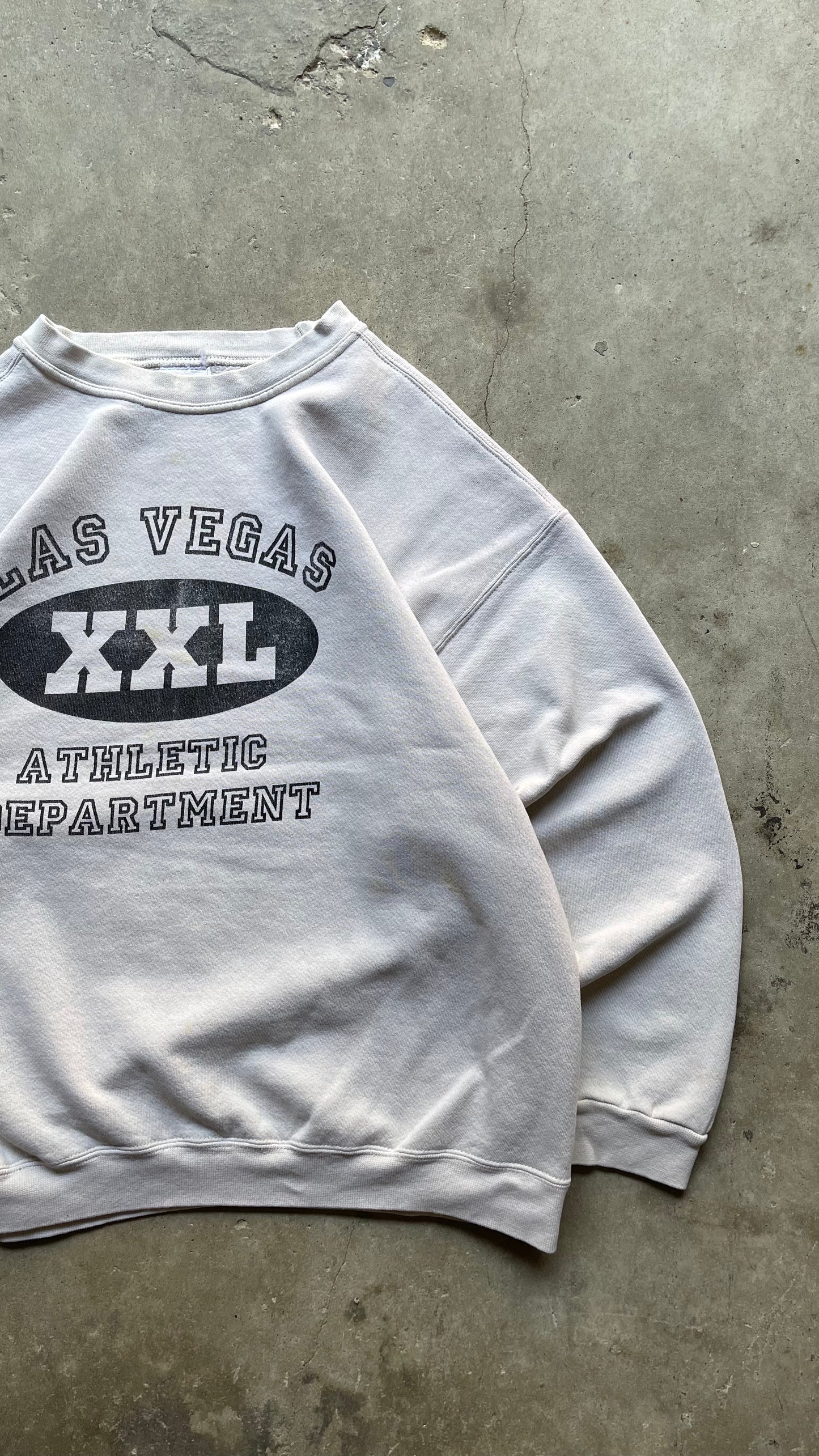 1990S LAS VEGAS XXL ATHLETICS CREW - XL