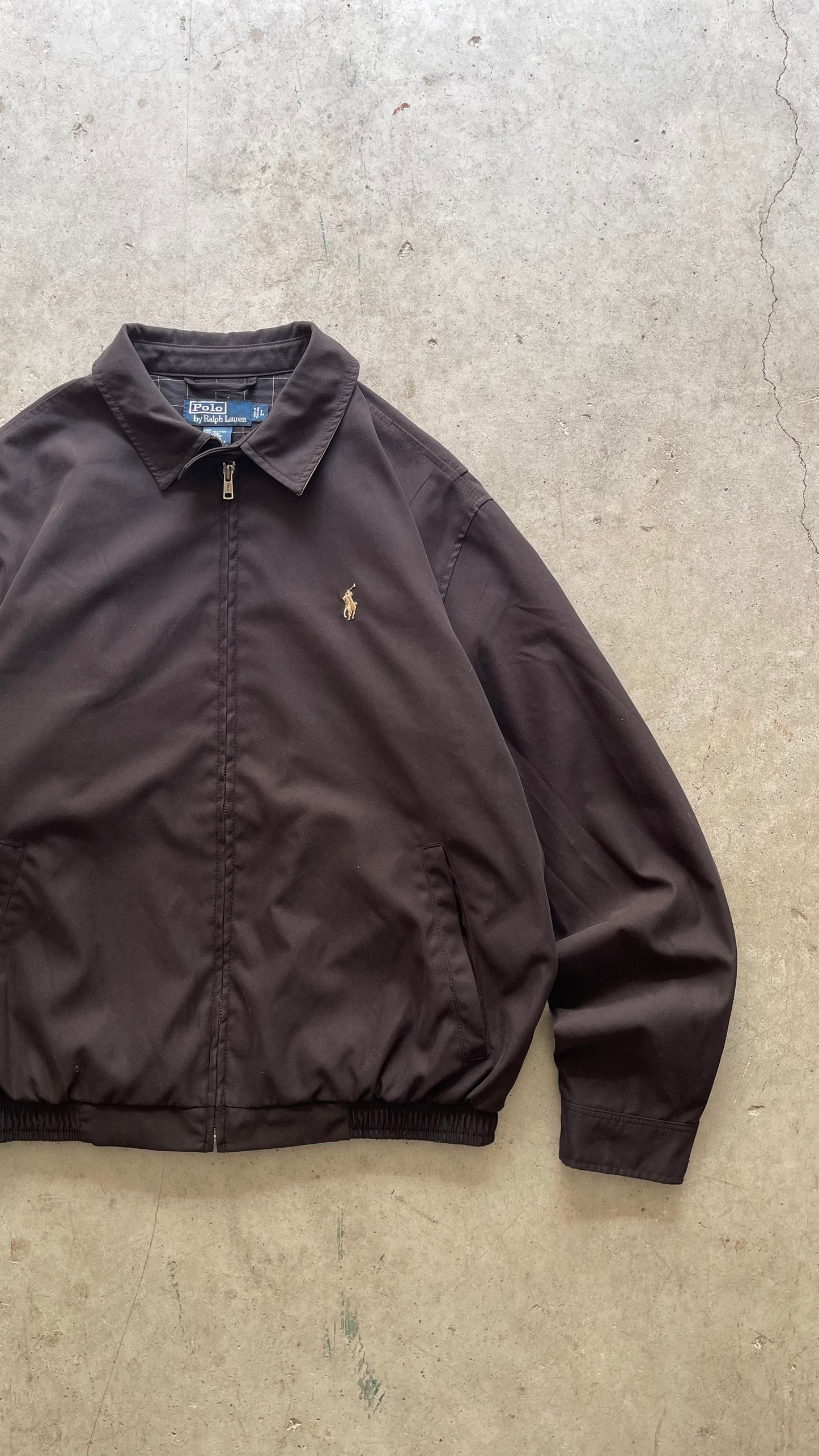 2000S POLO RALPH LAUREN JACKET BLACK - L