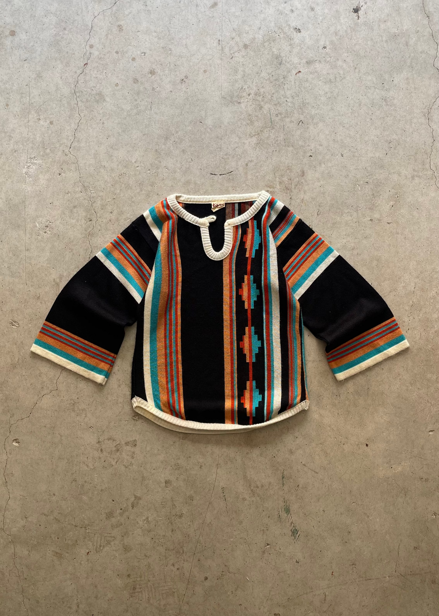 1990S AZTEC SWEATER - M