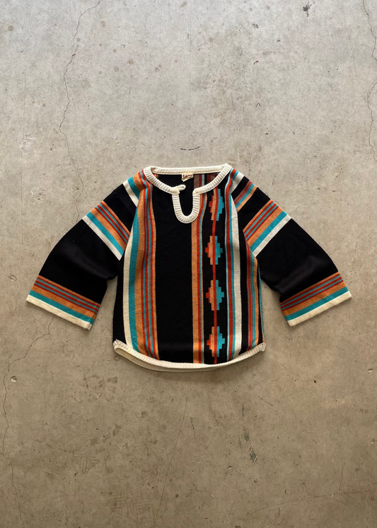 1990S AZTEC SWEATER - M