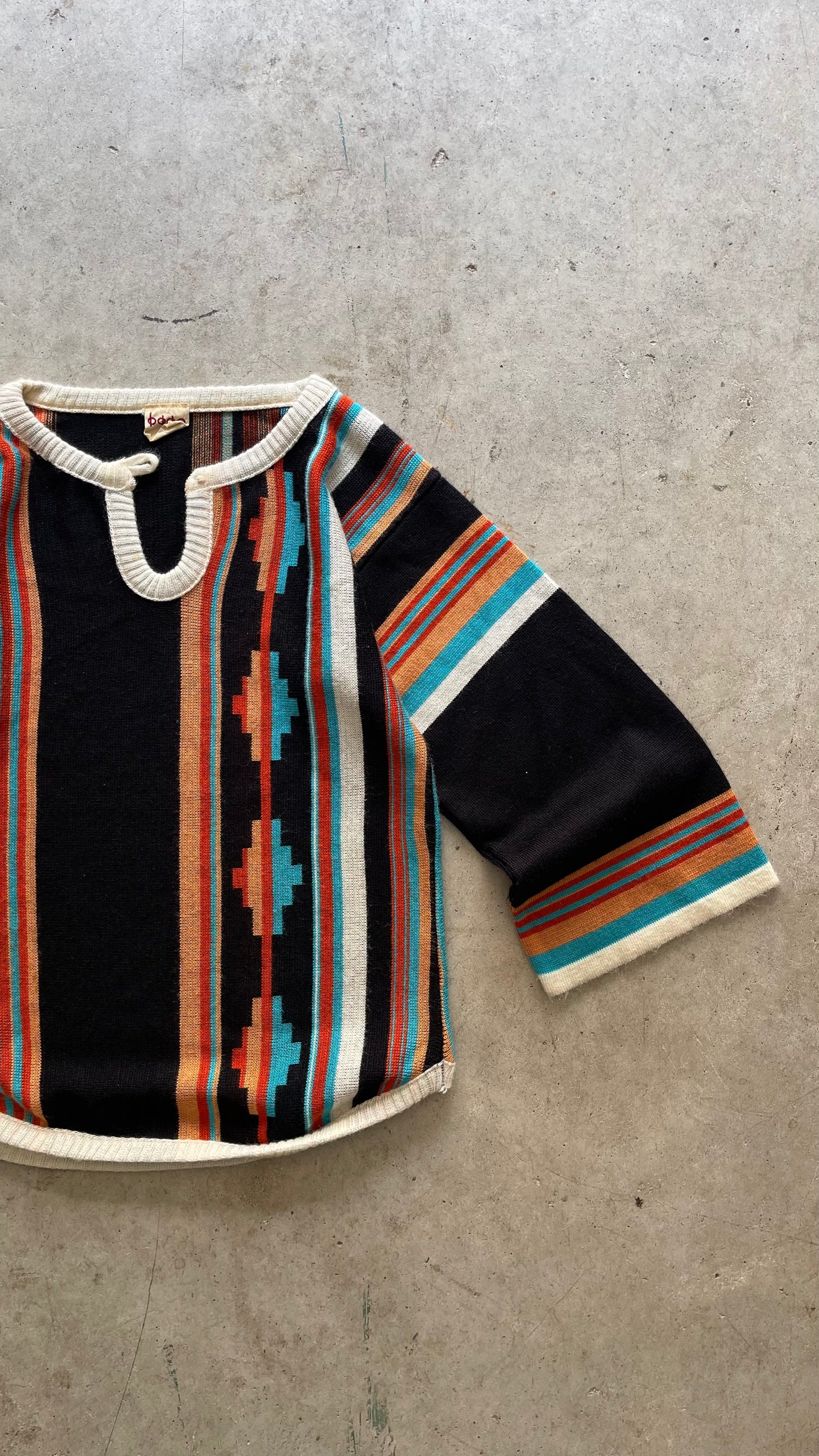 1990S AZTEC SWEATER - M