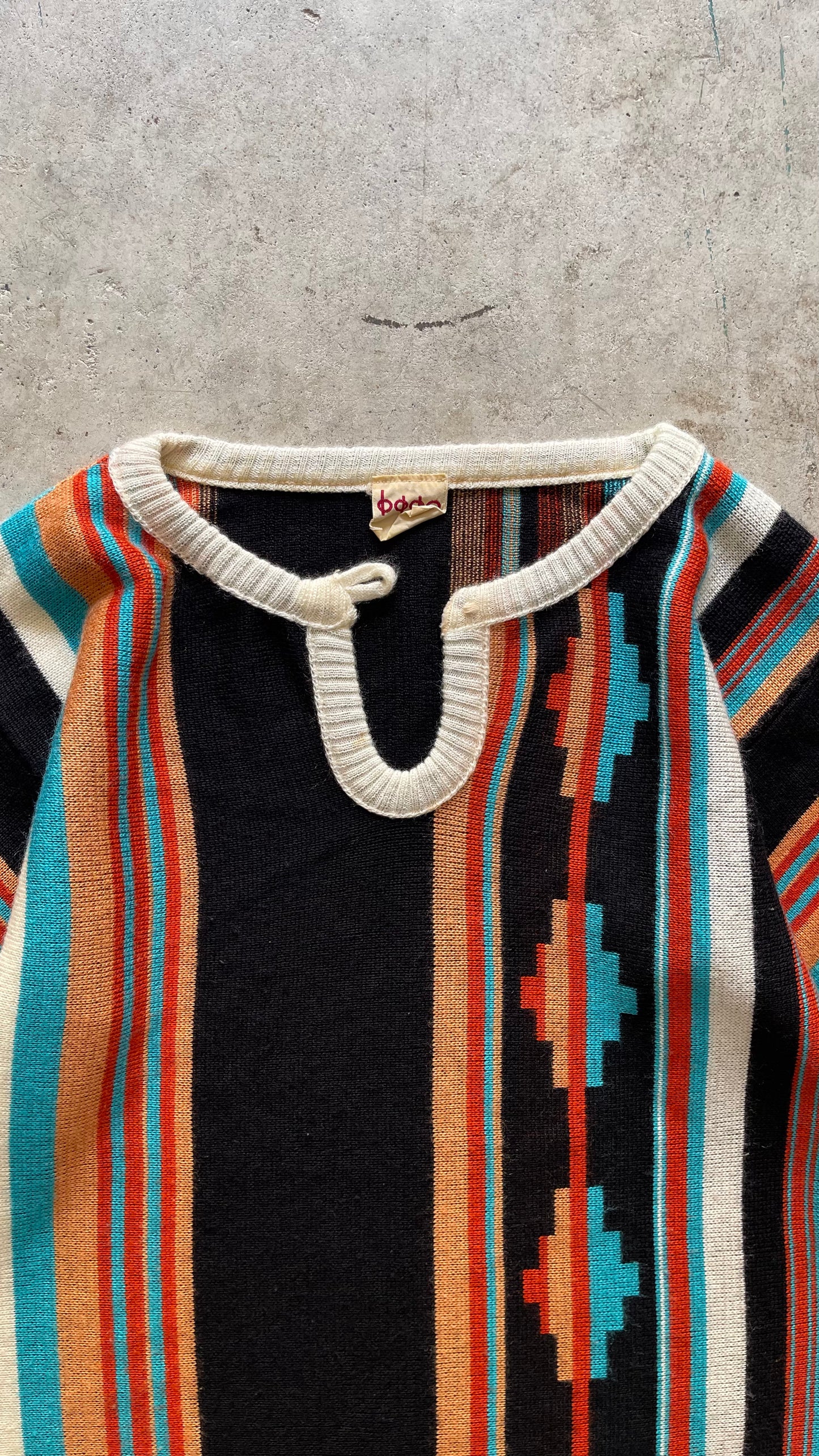 1990S AZTEC SWEATER - M