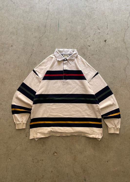 2000S EDDIE BAUER STRIPES SWEATSHIRT - XL