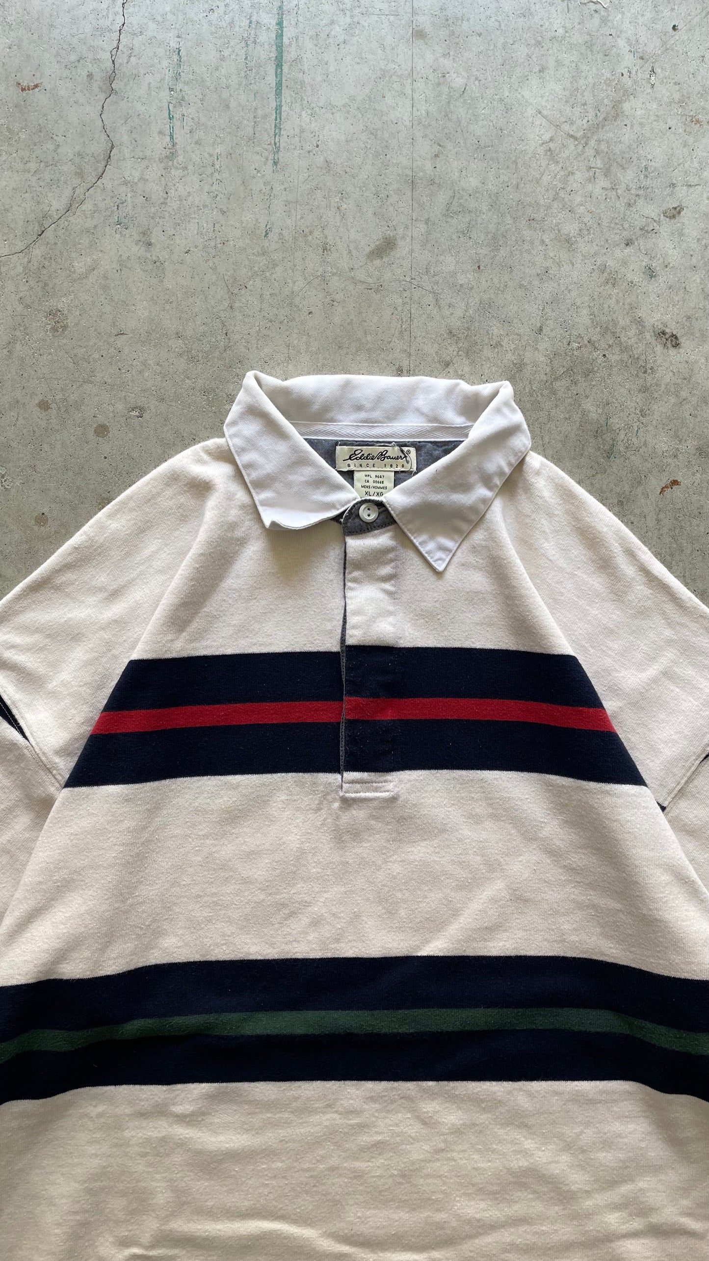 2000S EDDIE BAUER STRIPES SWEATSHIRT - XL