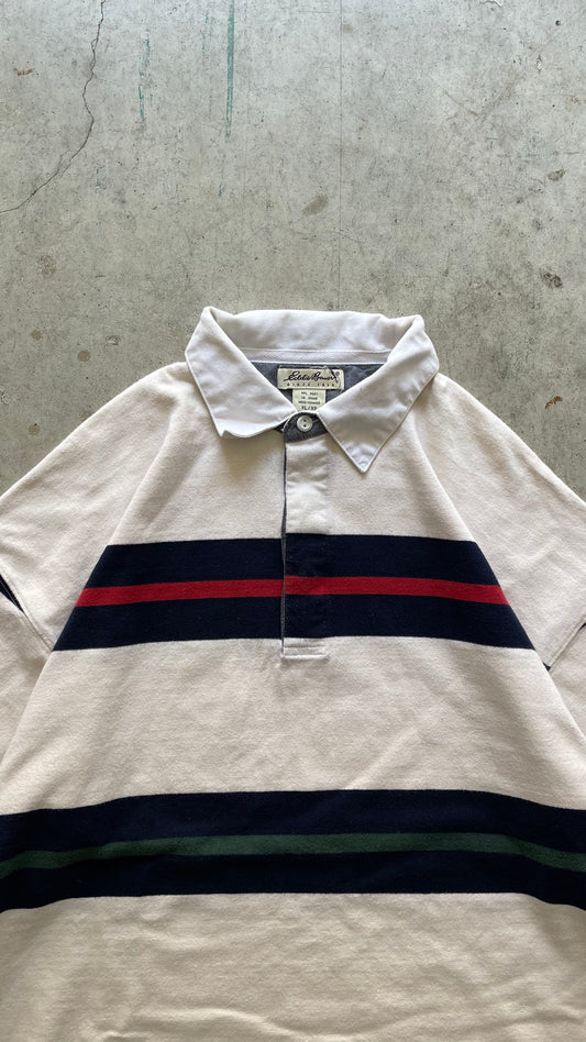 2000S EDDIE BAUER STRIPES SWEATSHIRT - XL