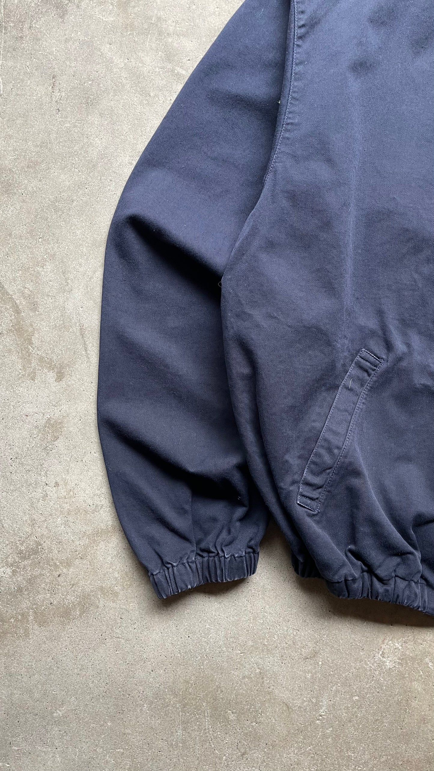 1990S POLO RALPH LAUREN HARINGTON LIGHT JACKET NAVY - L