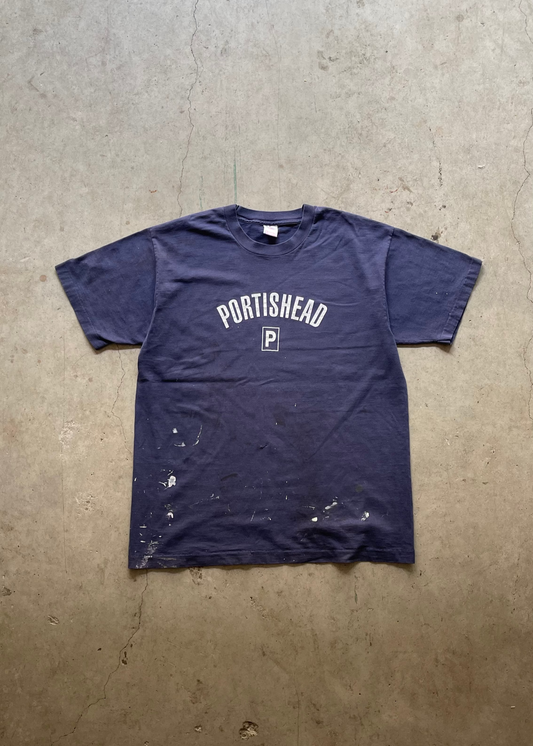 1990S "PORTISHEAD" FADED TRASHED TEE - XL