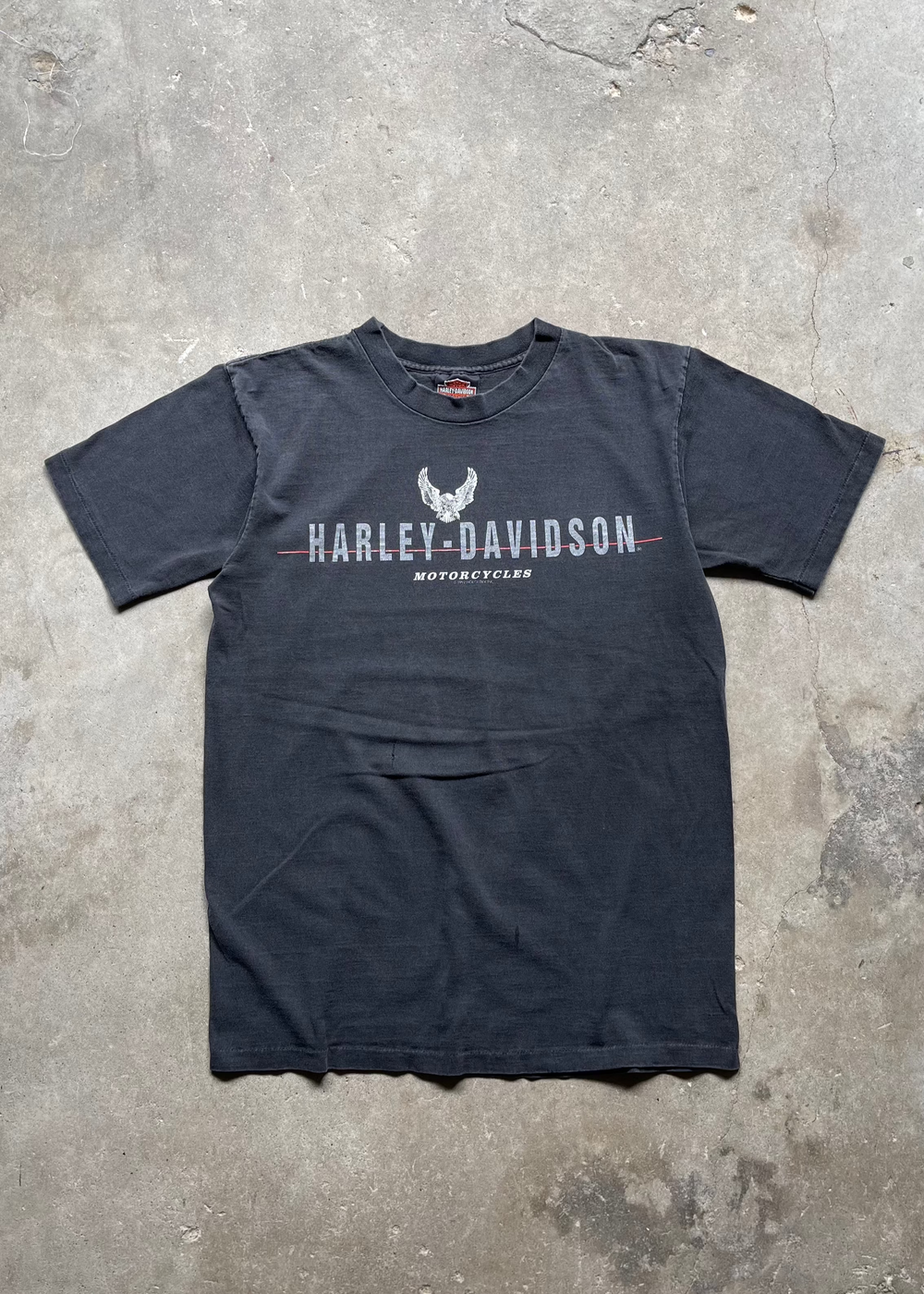 2000S HARLEY DAVIDSON FADED TEE - M