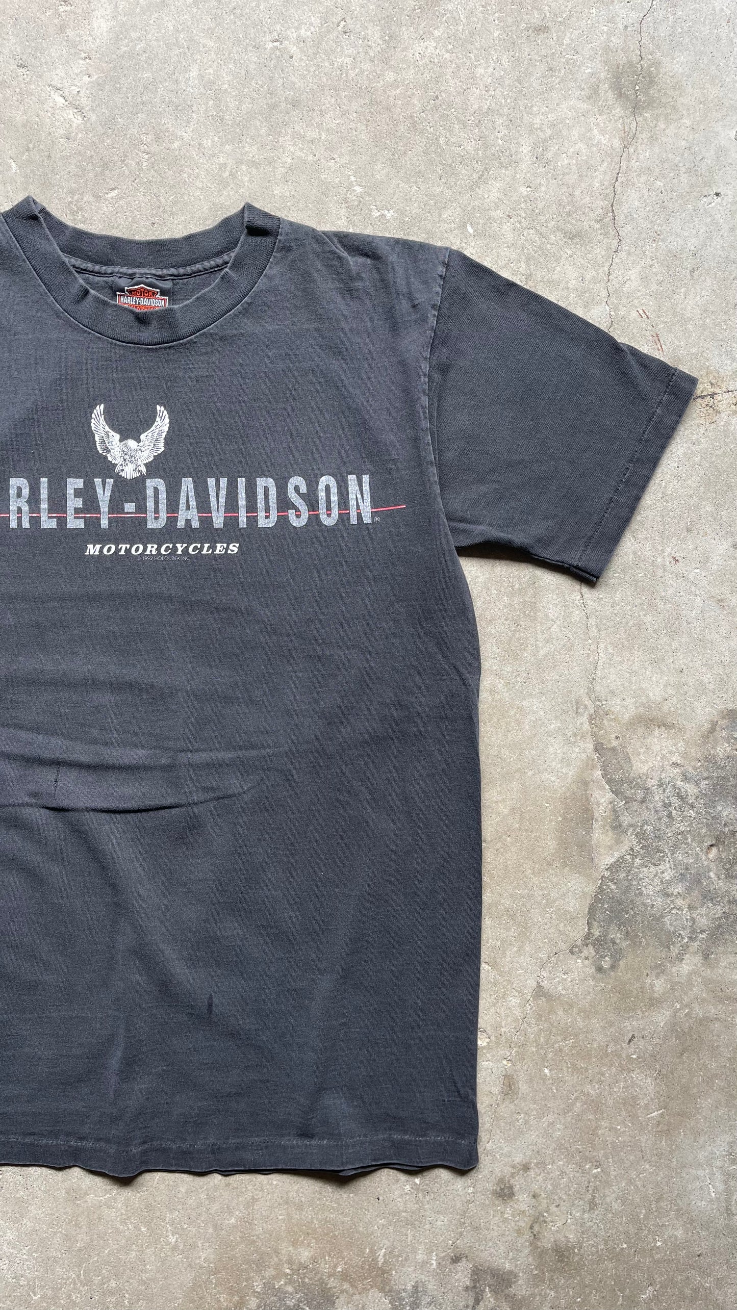 2000S HARLEY DAVIDSON FADED TEE - M