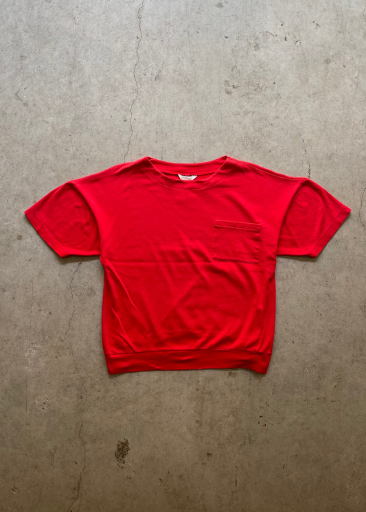 1990S POCKET TEE RED - M