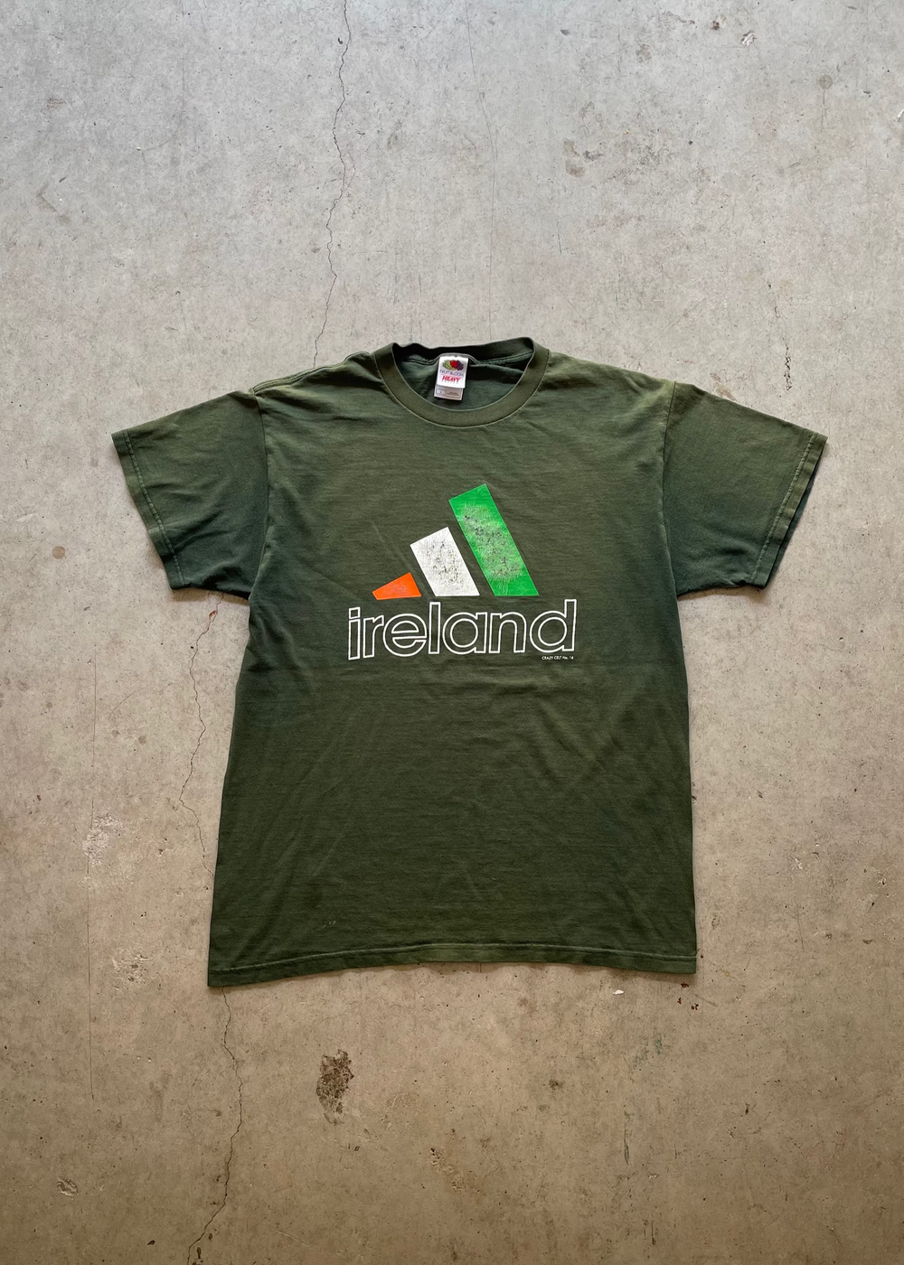 2000S IRELAND ADIDAS TEE GREEN - L