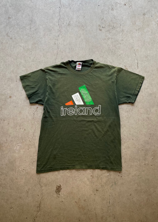 2000S IRELAND ADIDAS TEE GREEN - L