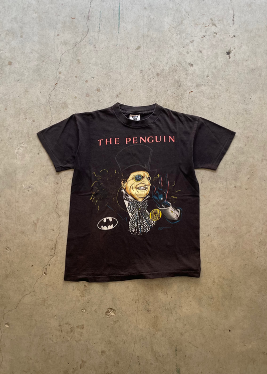 1990S "THE PENGUIN" BLACK TEE - M