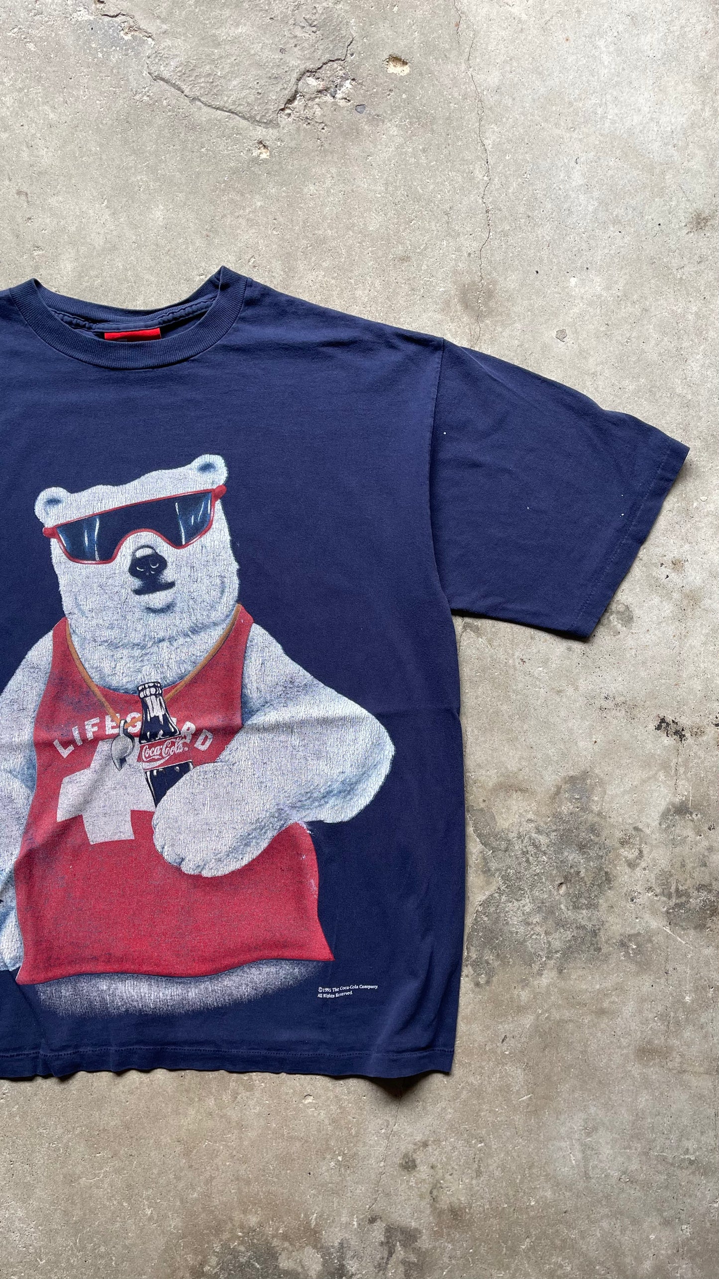 1990S COCA-COLA POLAR BEAR PROMO TEE - XL