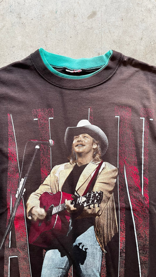 1990S "JACKSON ALLAN" FADED TEE - L
