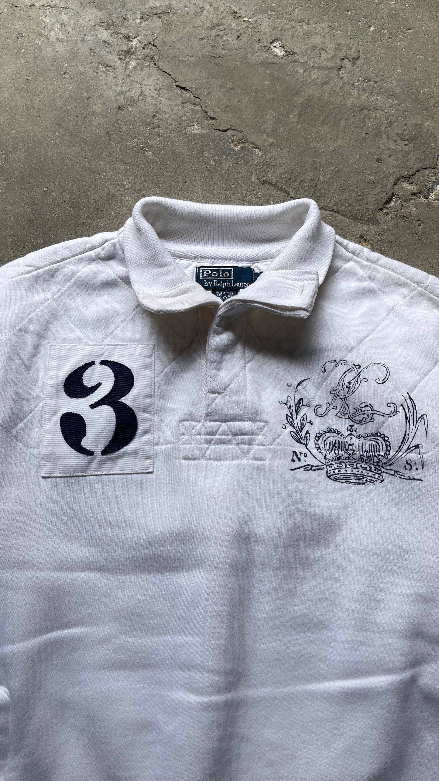 2000S GOLF POLO RALPH LAUREN LONG SLEEVE - L