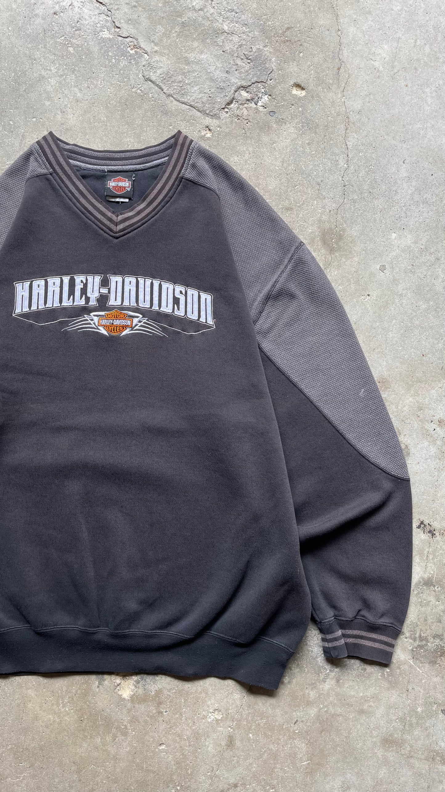 2000S HARLEY DAVIDSON TWO TONE CREW - XL