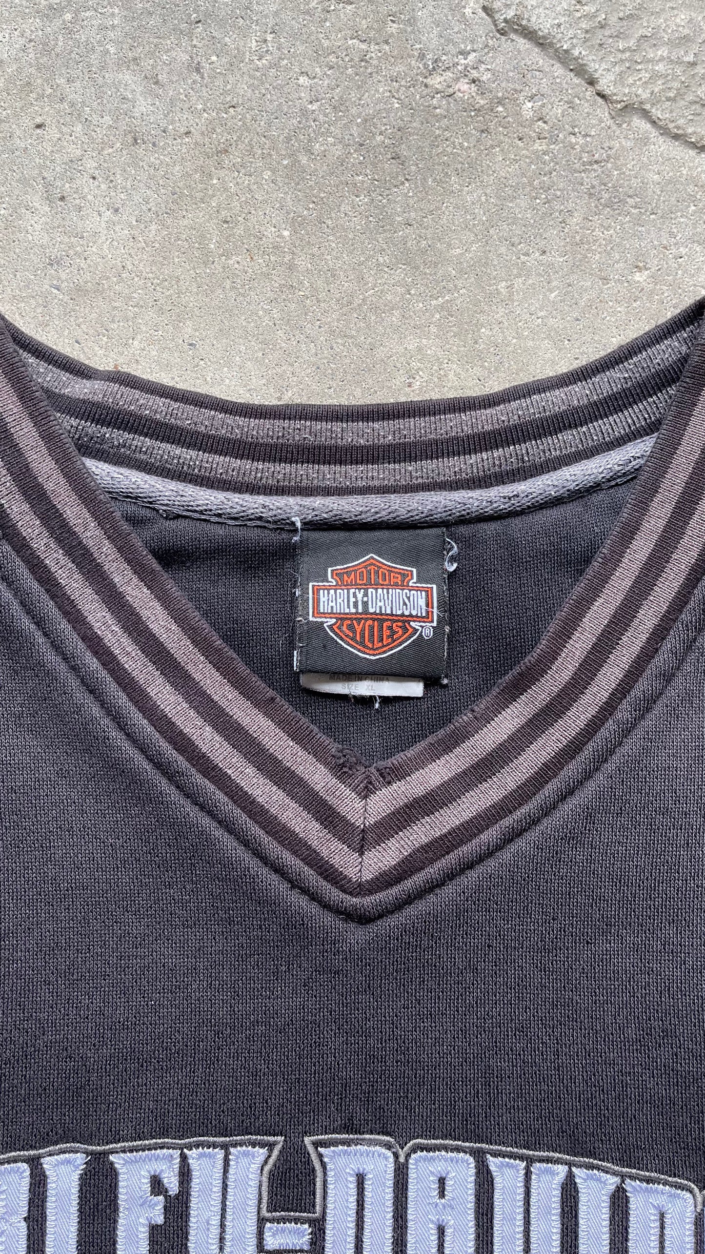 2000S HARLEY DAVIDSON TWO TONE CREW - XL