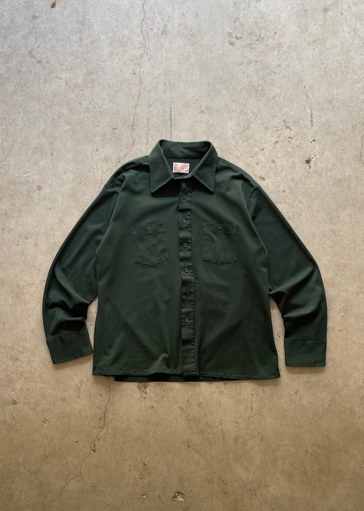 1990S JADE BUTTON UP SHIRT - XL