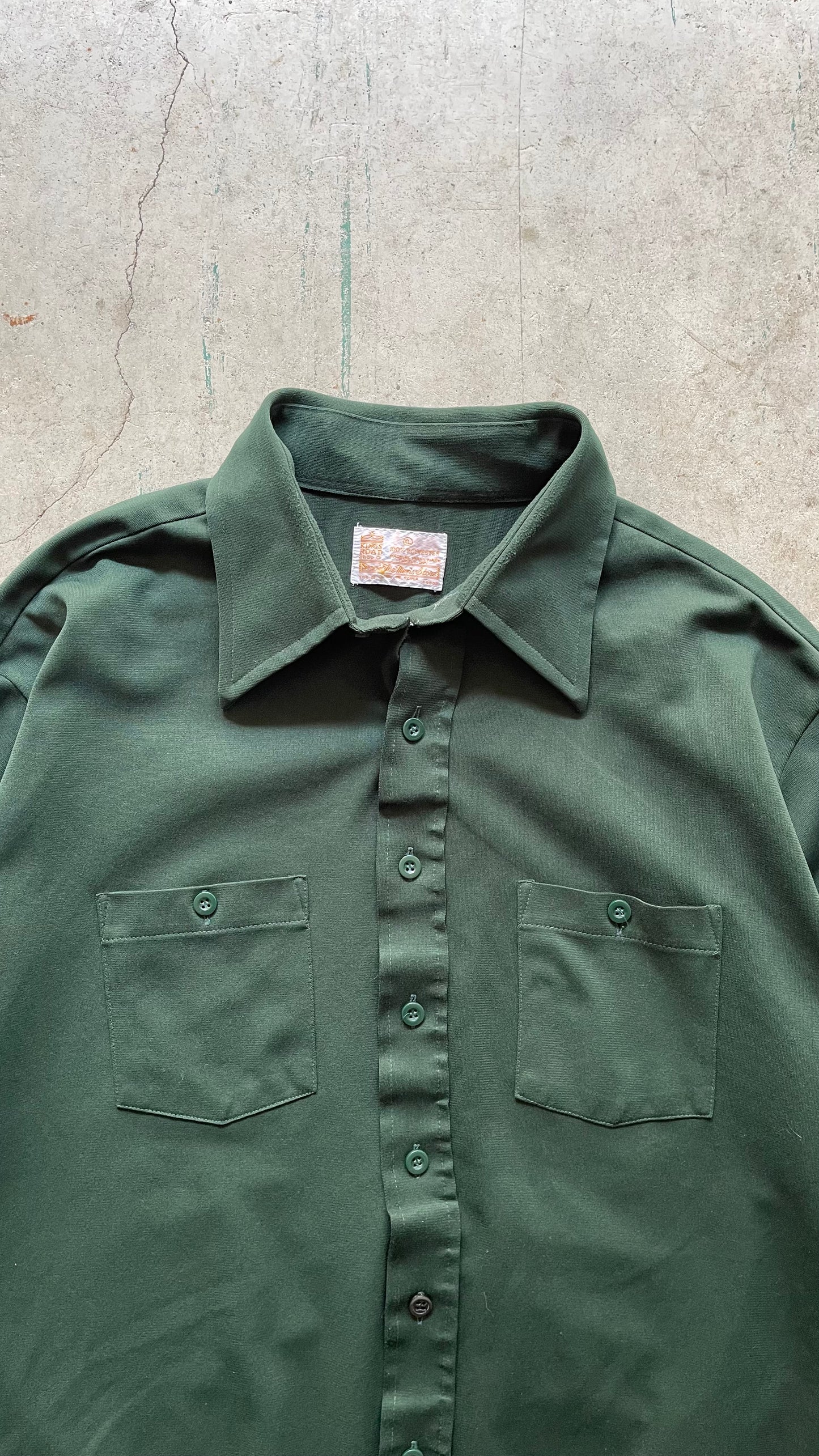 1990S JADE BUTTON UP SHIRT - XL