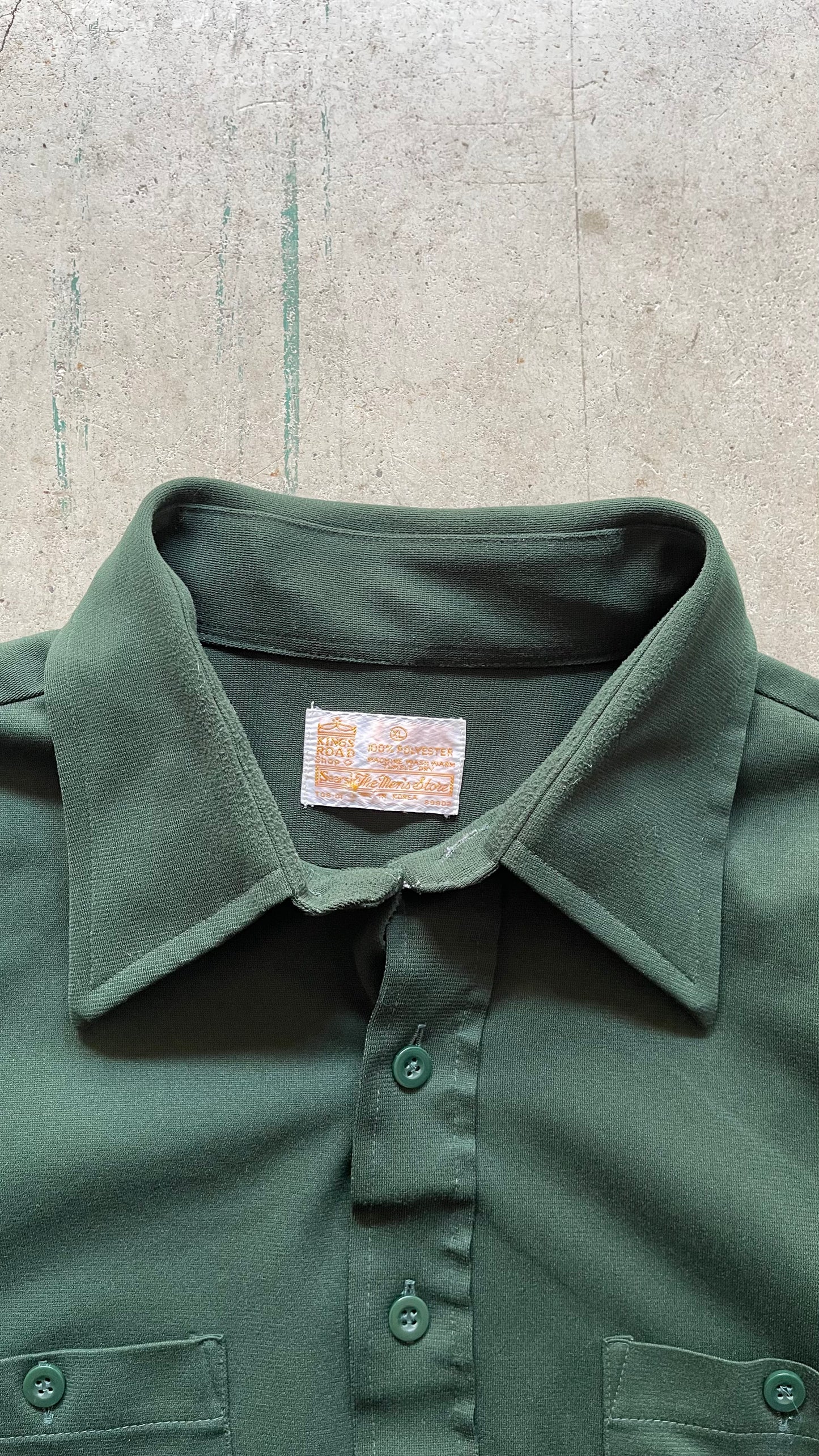 1990S JADE BUTTON UP SHIRT - XL