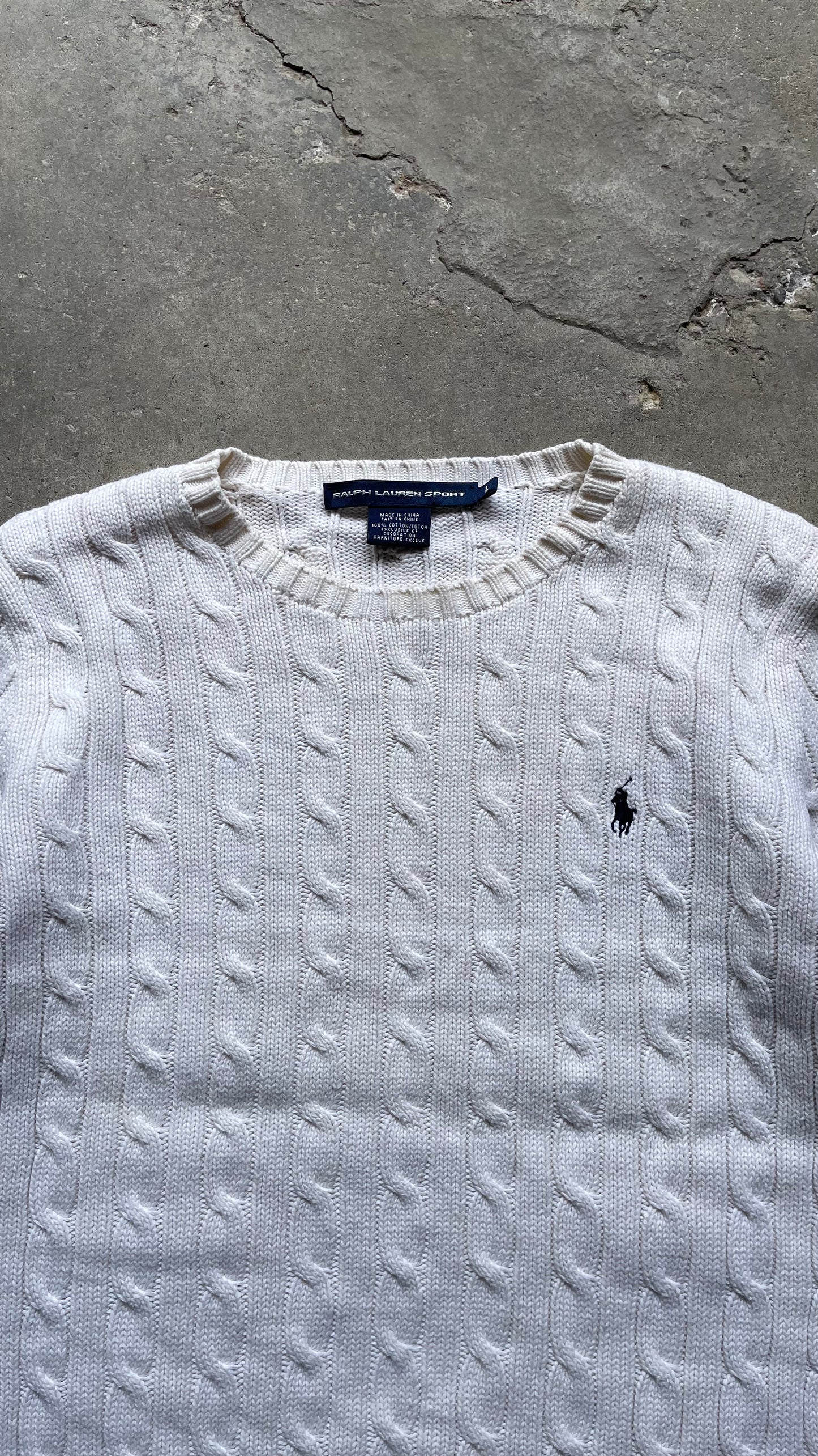 2000S POLO RALPH LAUREN KNIT SWEATER WOMENS - L