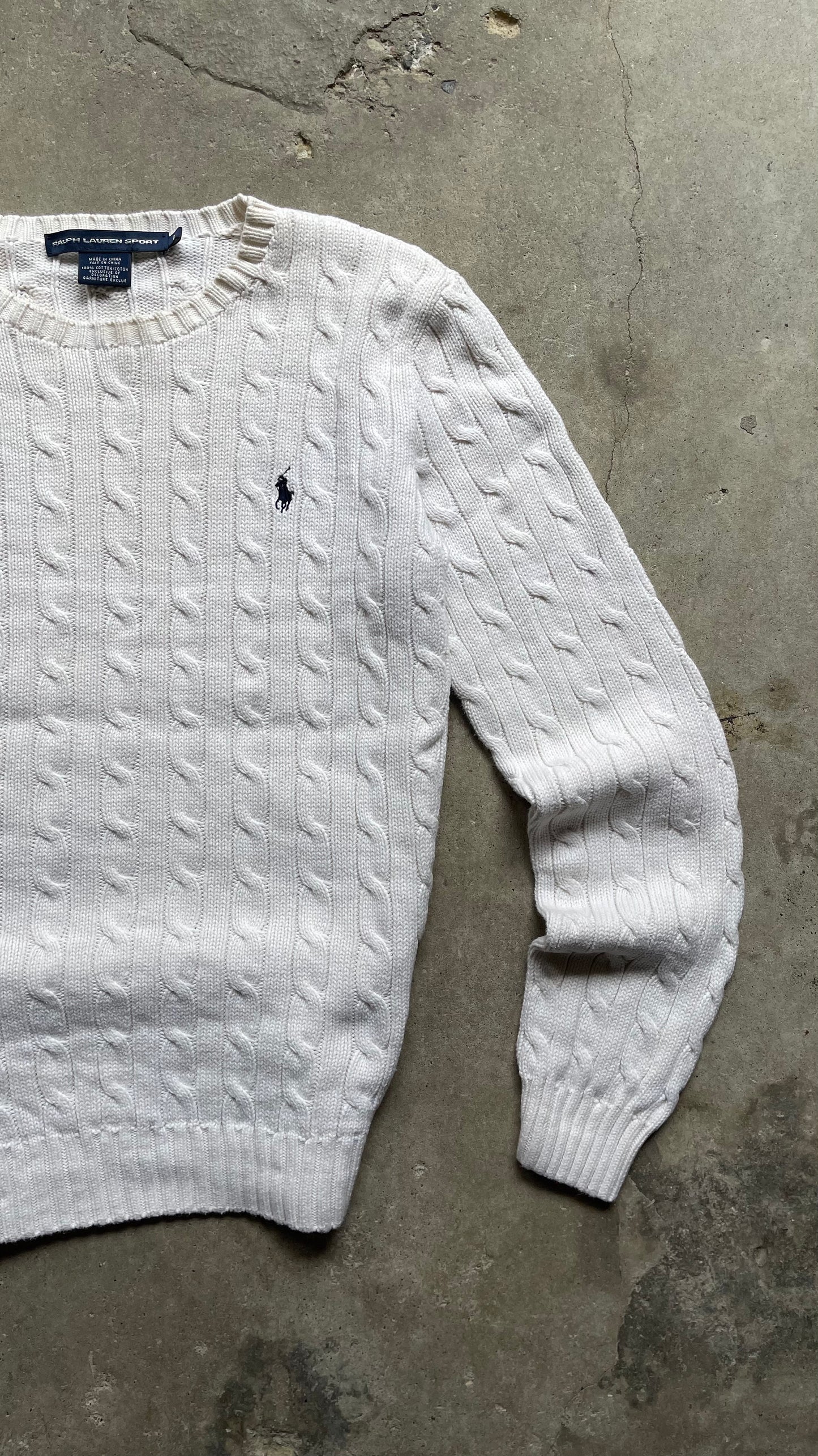 2000S POLO RALPH LAUREN KNIT SWEATER WOMENS - L
