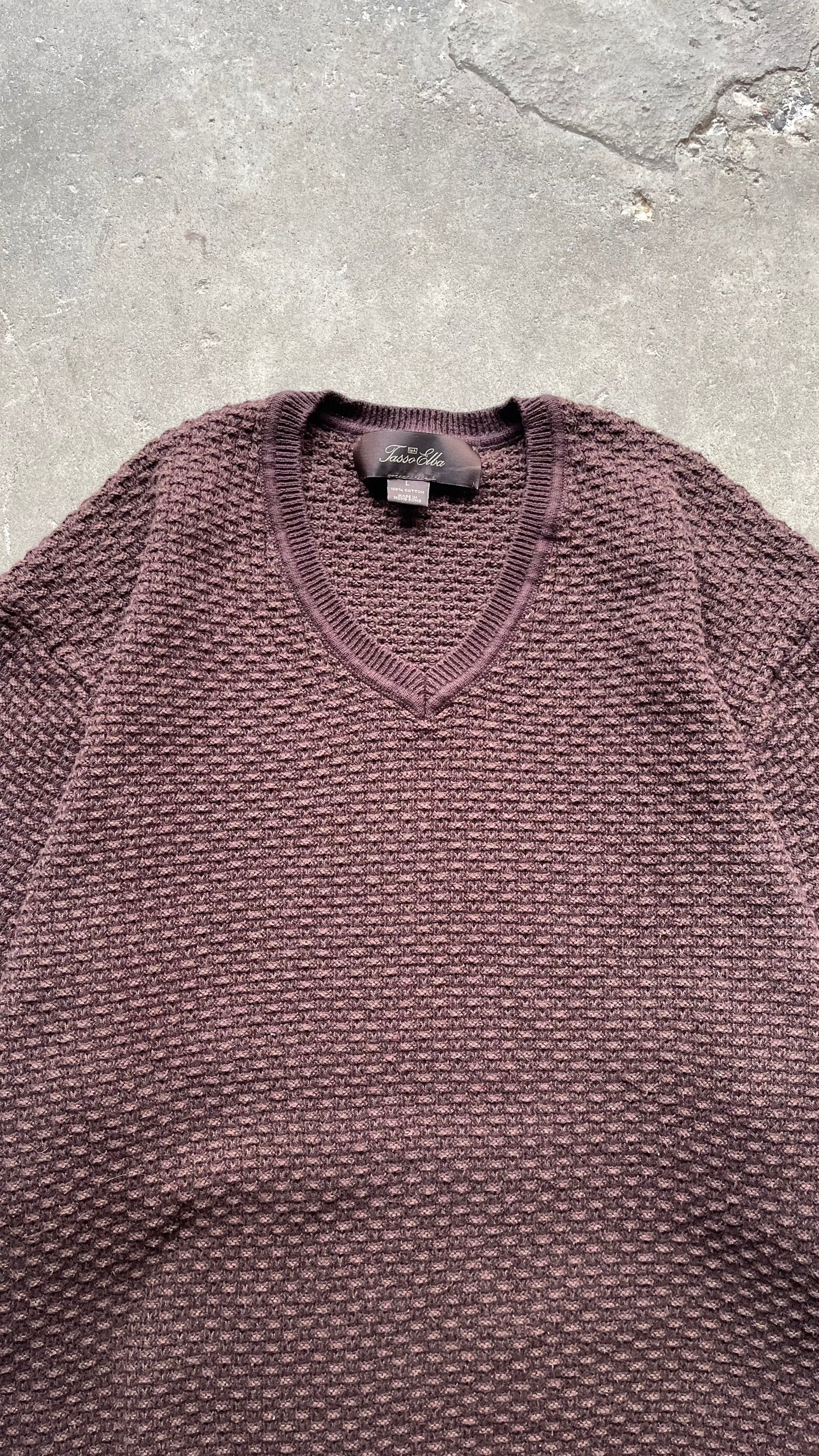 1990S JASSA ALBA KNIT SWEATER BROWN - XL
