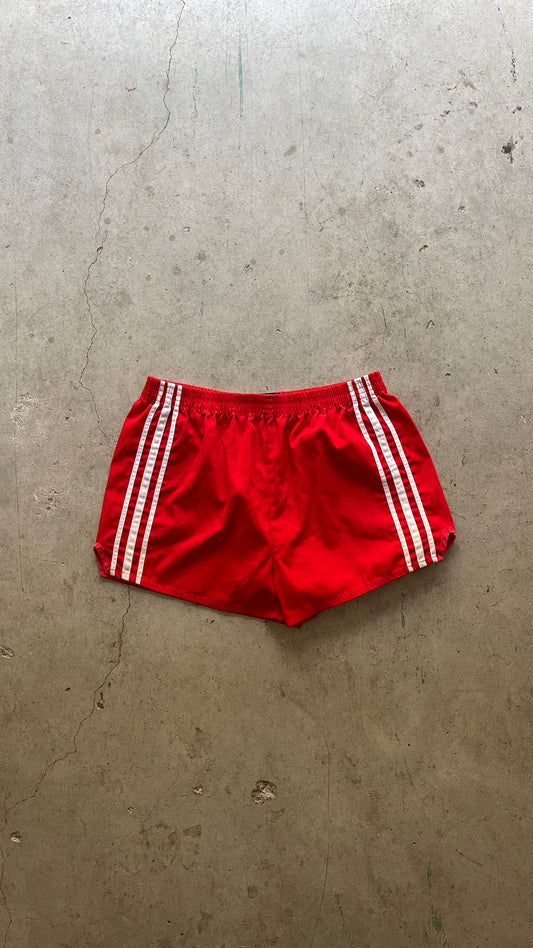 1990S RED TRACK SHORTS - 30