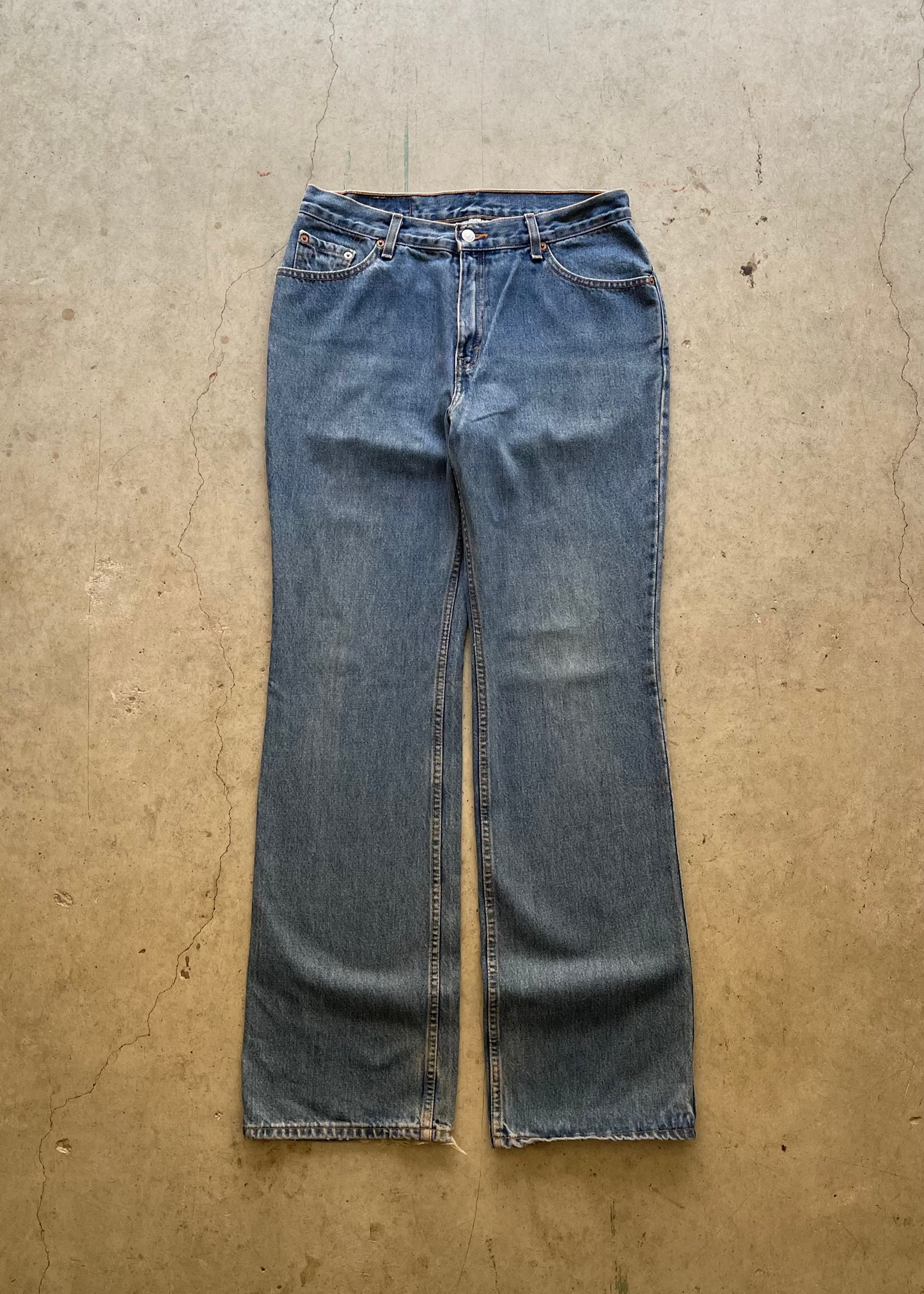 1990S LEVIS 517 BOOTCUT DENIM JEANS - 32X34
