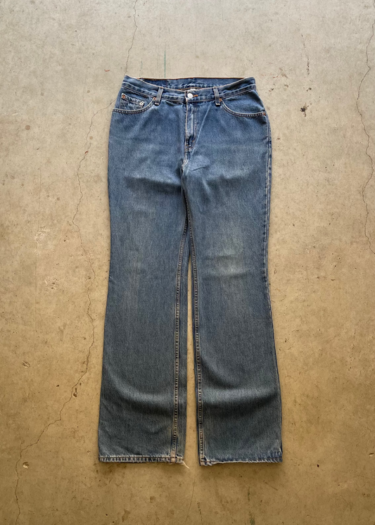 1990S LEVIS 517 BOOTCUT DENIM JEANS - 32X34