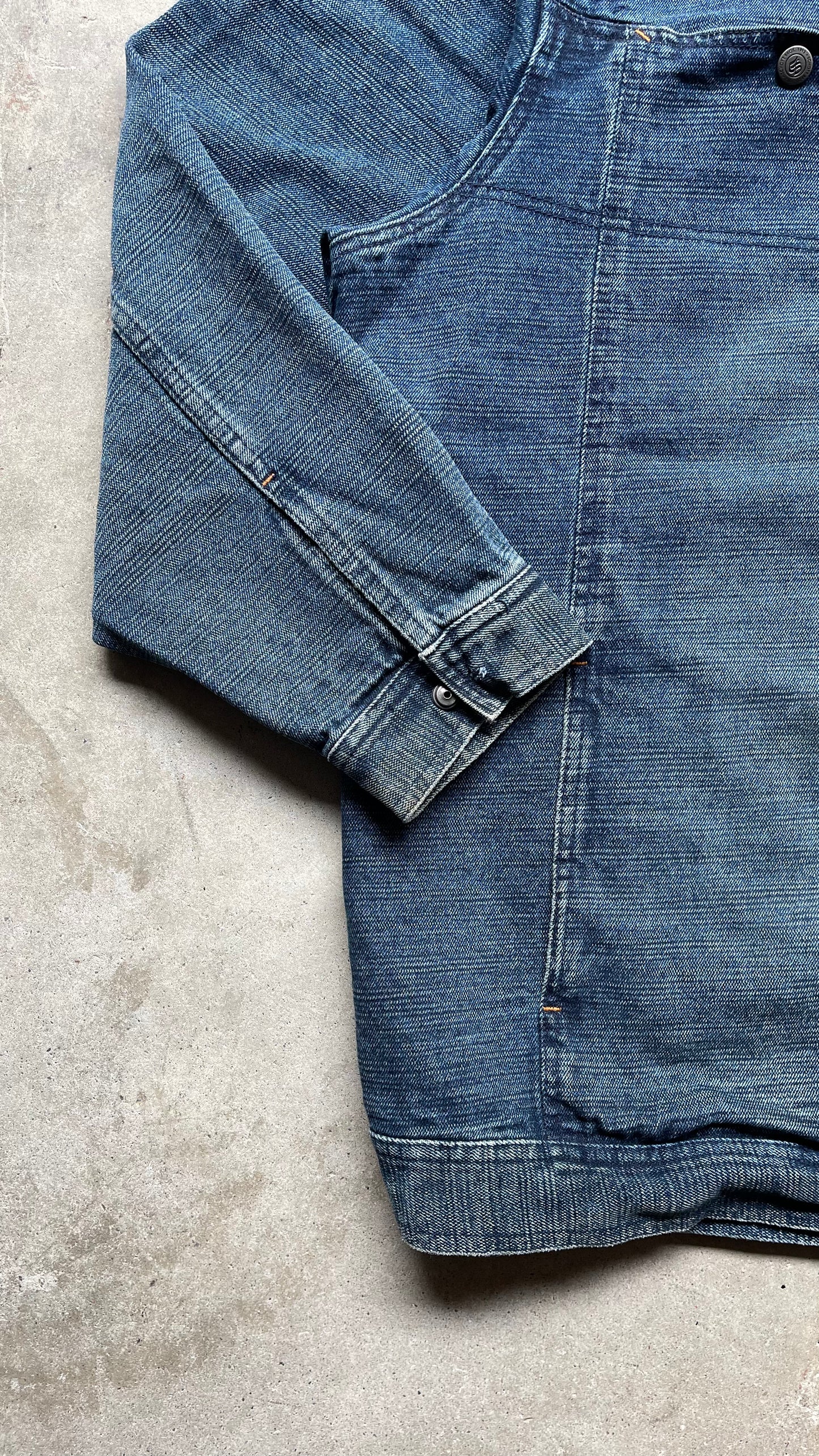 2000S SCHOTT DENIM BARN JACKET - XXL