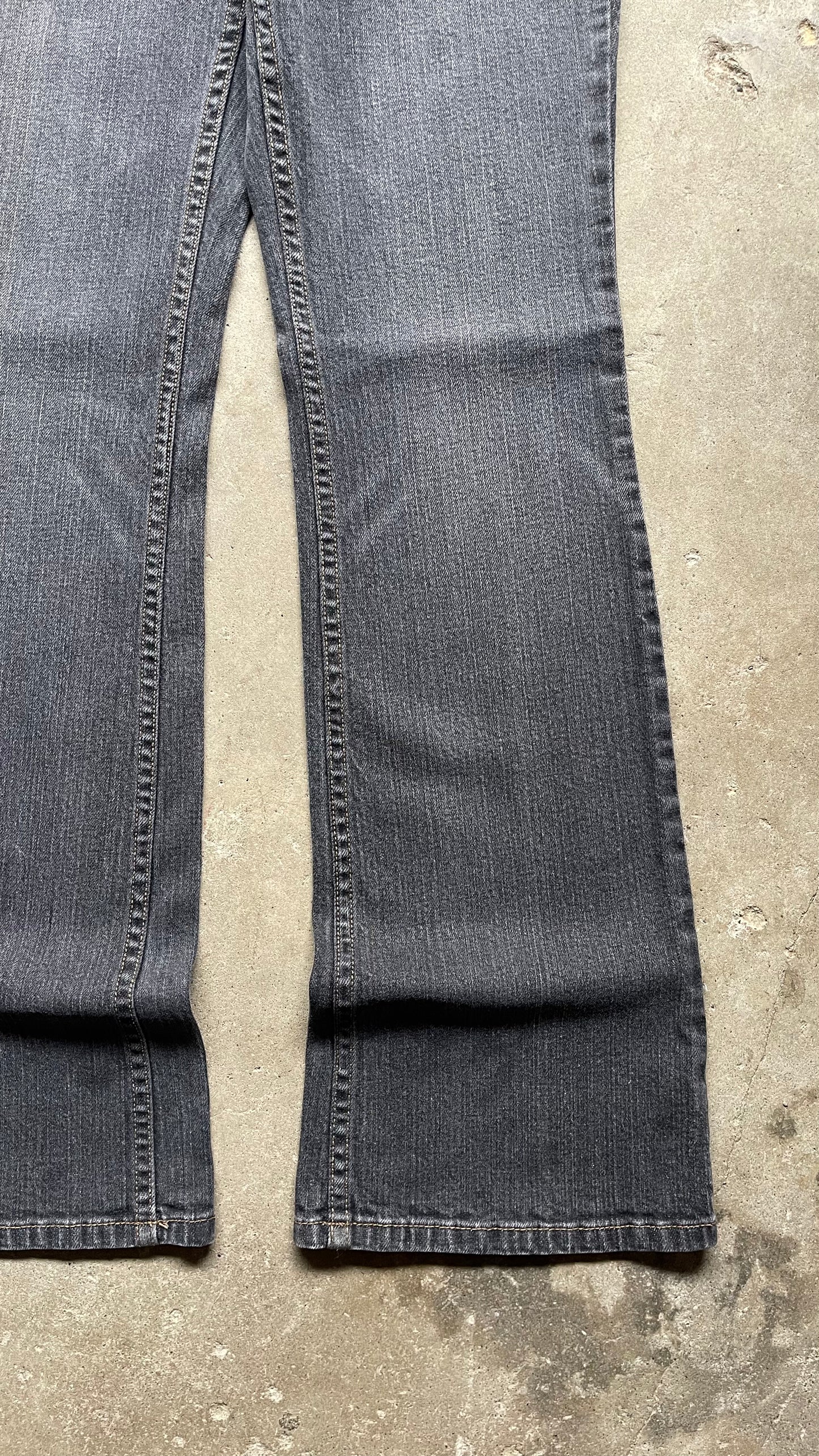 2000S HARLEY DAVIDSON BOOTCUT FADED BLACK JEANS - 30 x 32