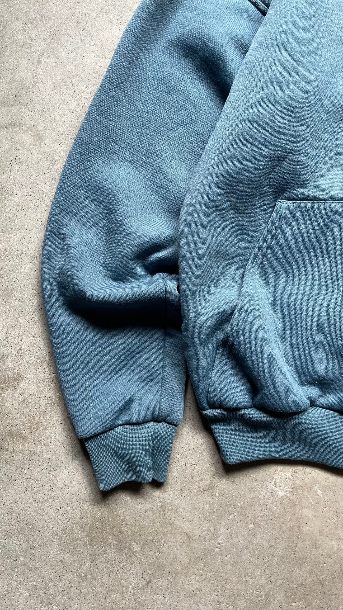 1990S PLUMA THERMAL LINED ZIP HOODIE - M