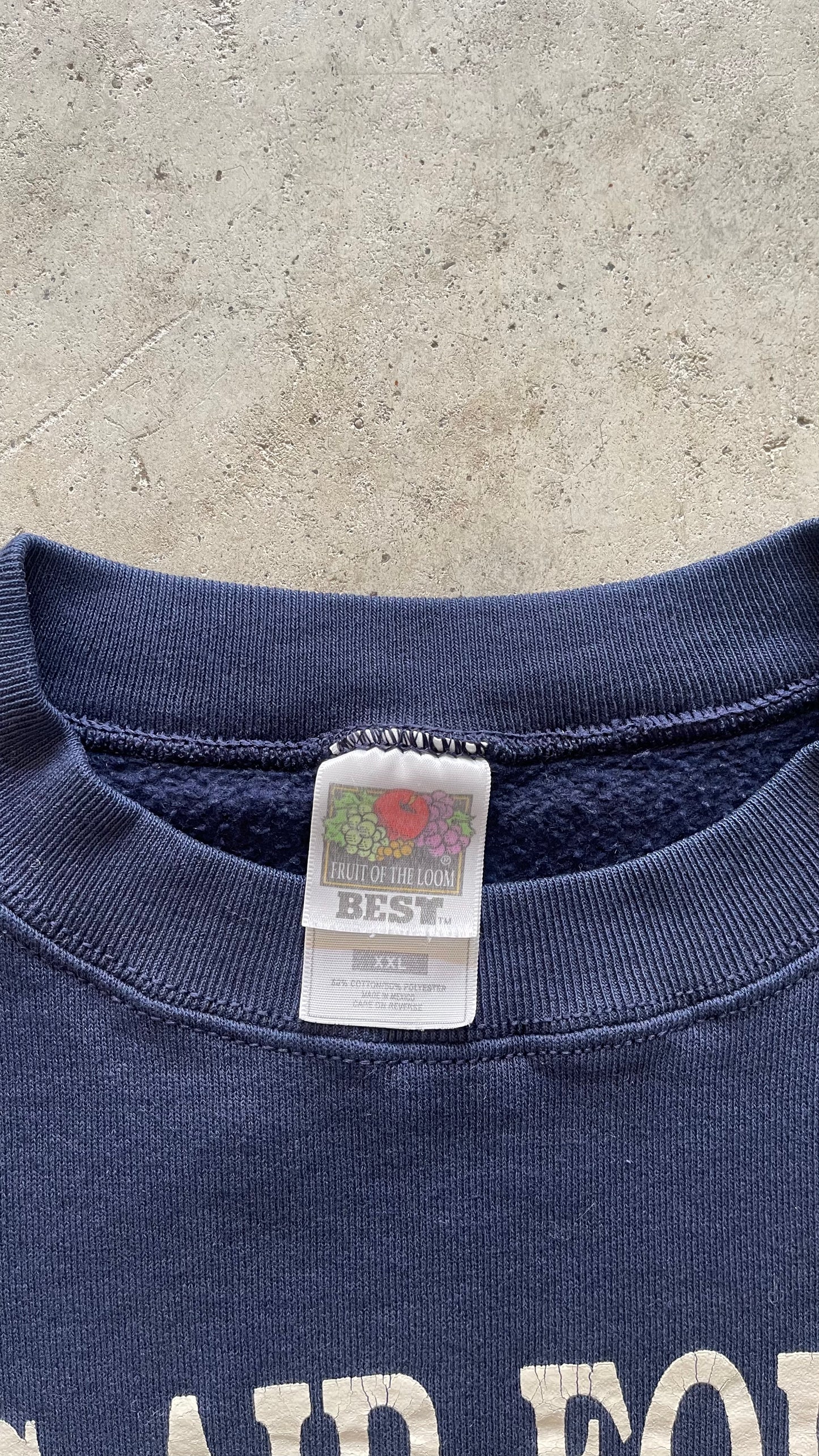 1990S "US AIR FORCE" SWEATSHIRT NAVY - XXL